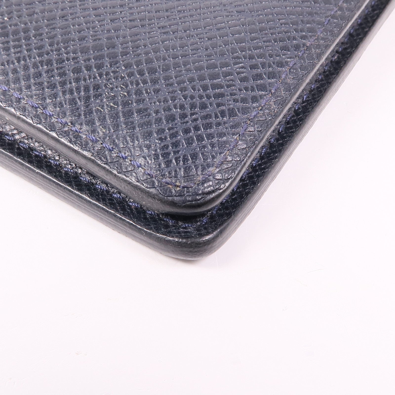 LOUIS VUITTON 【激減優惠】Taiga Brazza Wallet銀扣長錢包