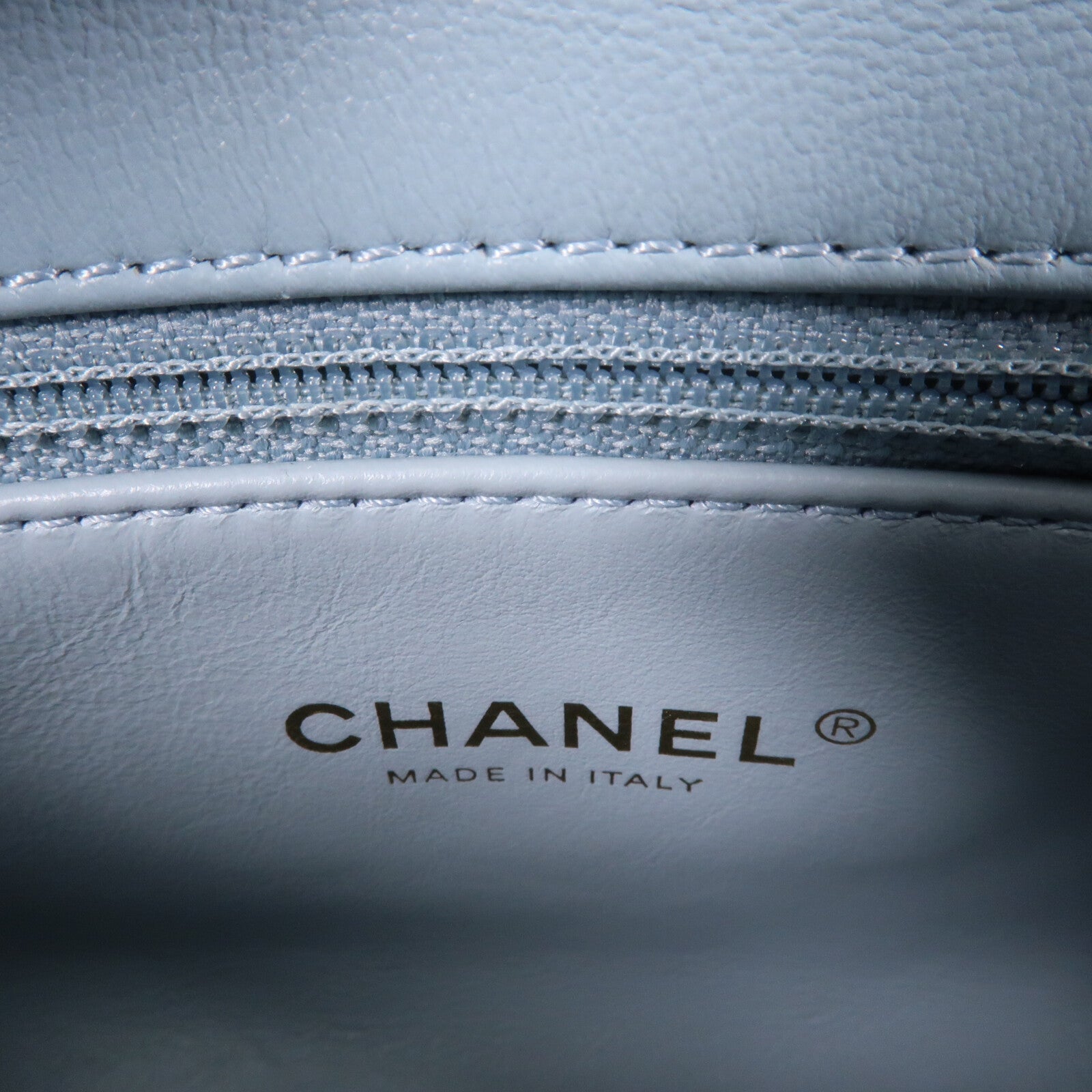 CHANEL 羊皮皮革CC Flat Bag 20鏈帶肩背袋