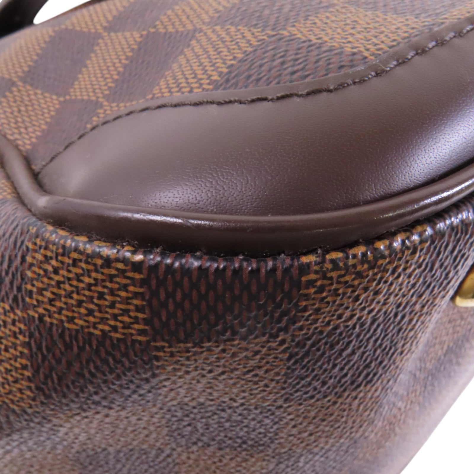 LOUIS VUITTON Damier Ebene Verona PM金扣肩背袋