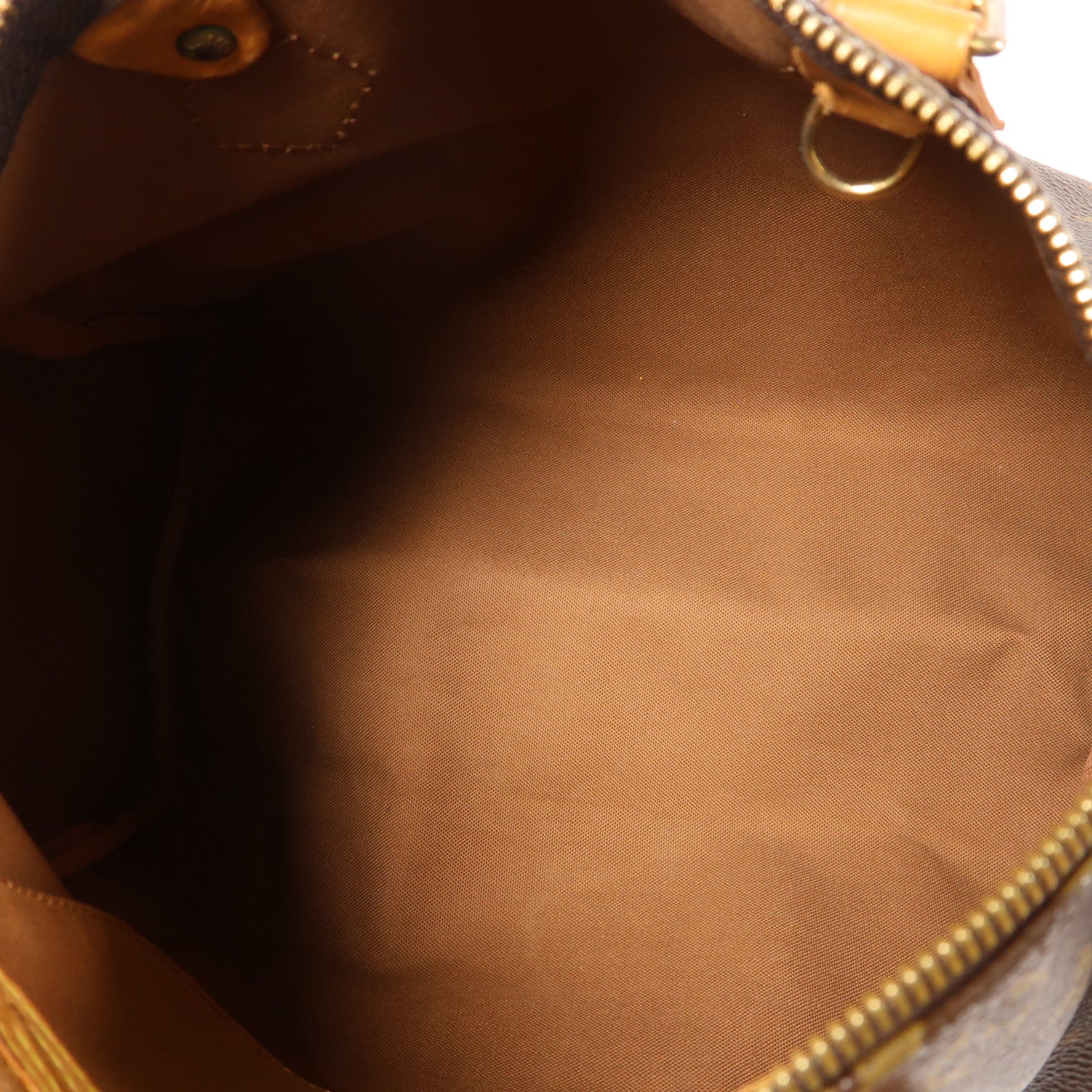 LOUIS VUITTON Monogram Speedy 30金扣手挽袋棕色