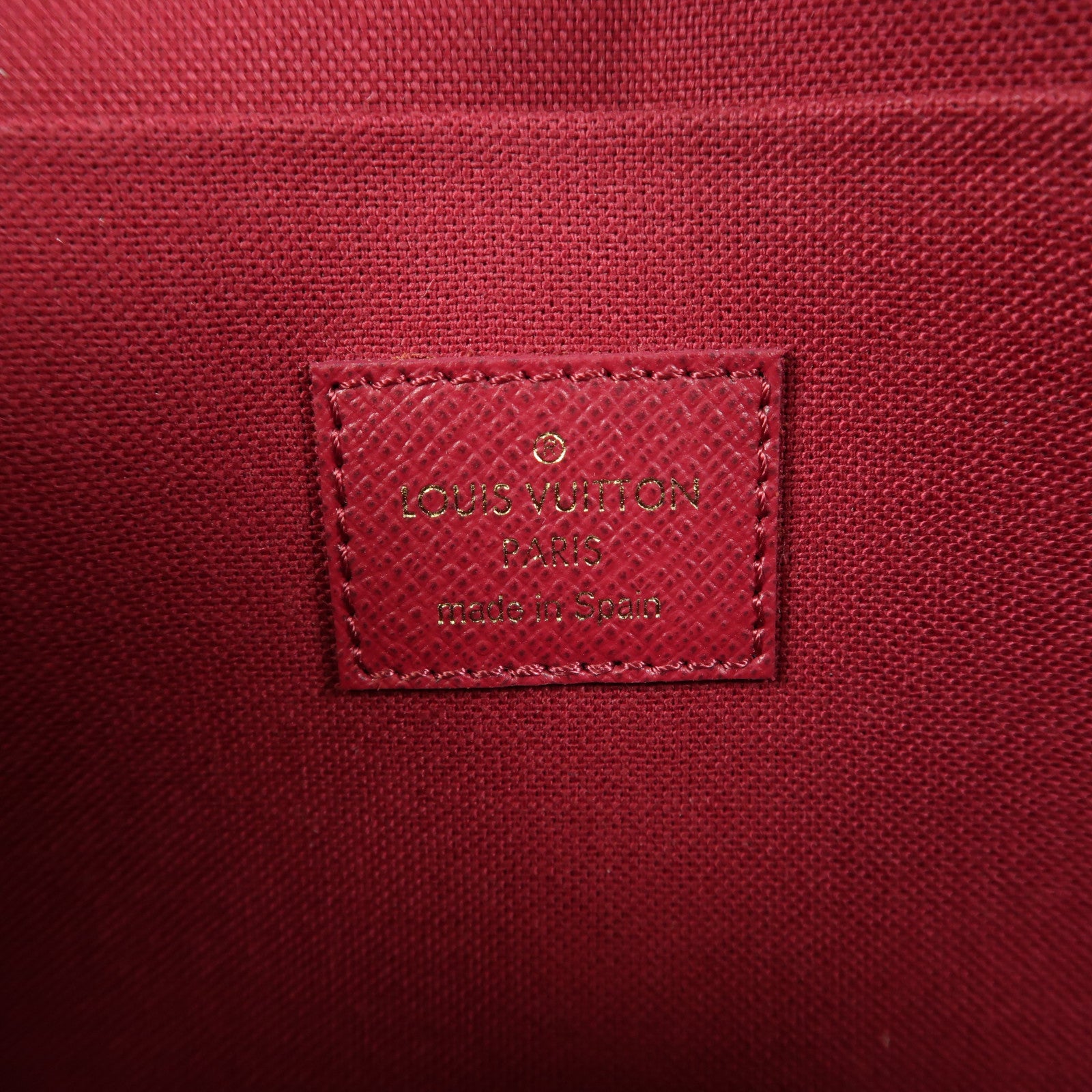 LOUIS VUITTON LV GHW Pochette Felicie Chain Shoulder Bag M61276 Monogram Brown