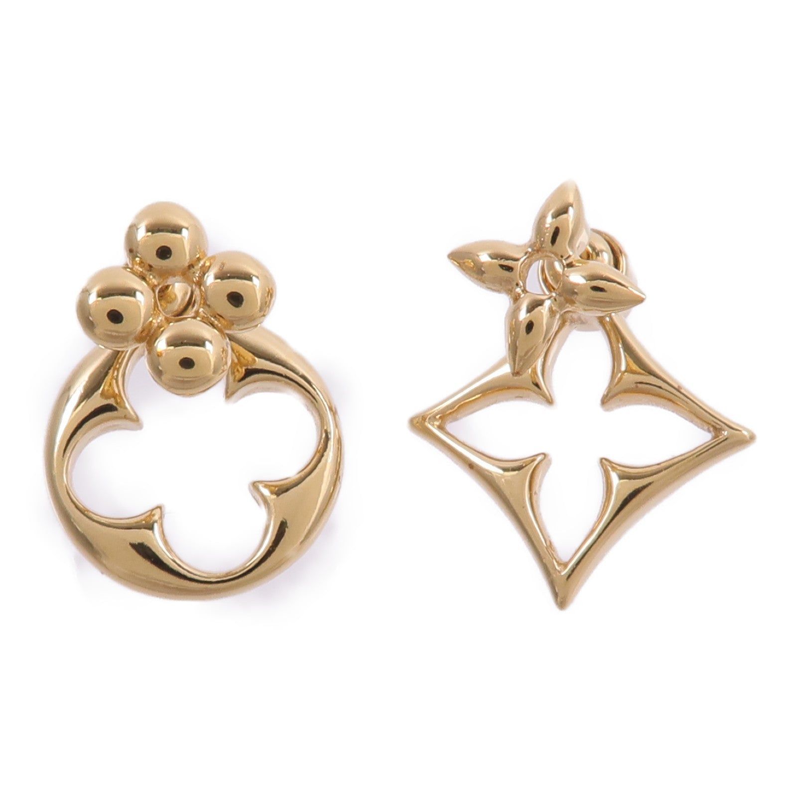LOUIS VUITTON 金屬LV Flowergram Earrings耳環