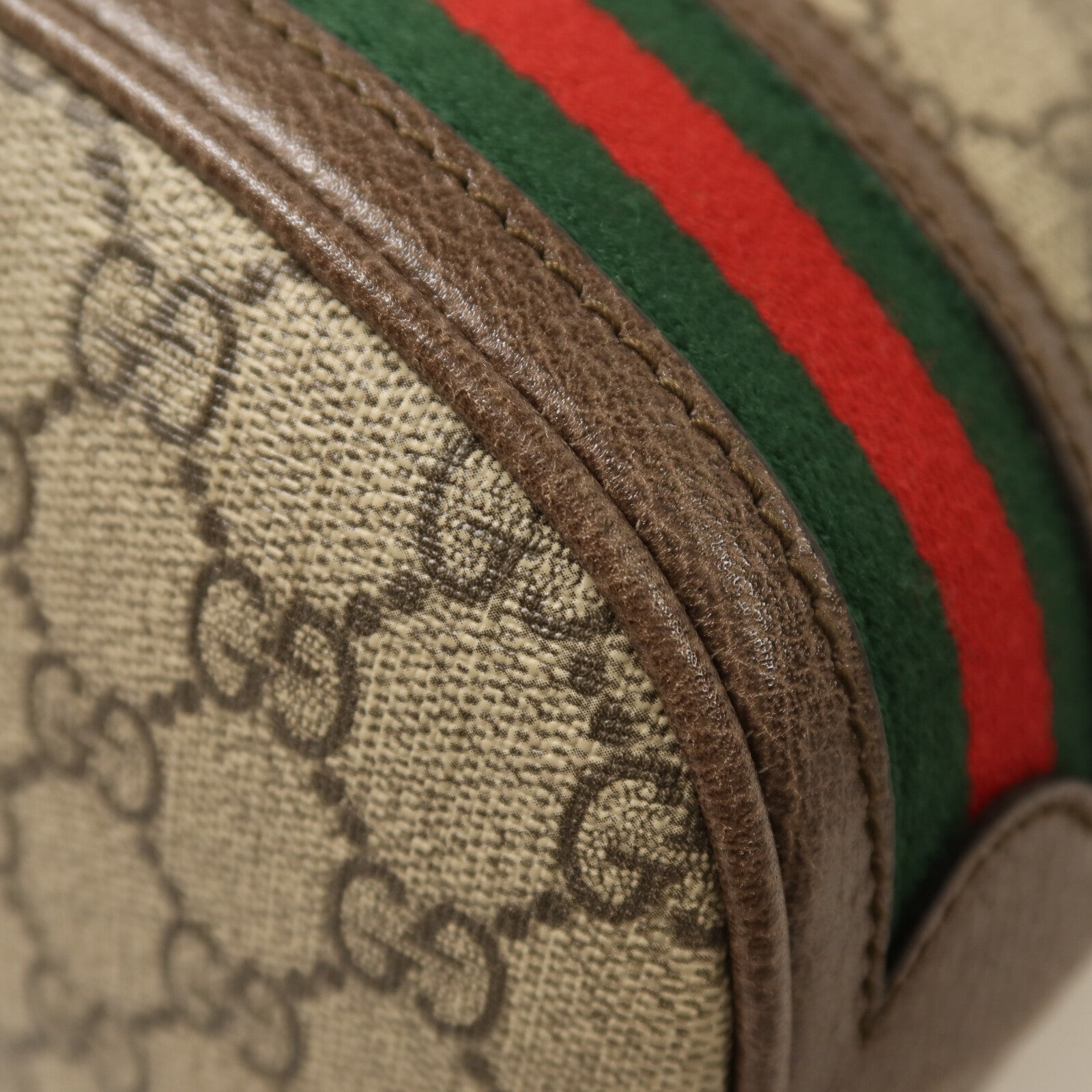 GUCCI 塗層帆布Ophidia Bucket Bag金扣肩背袋