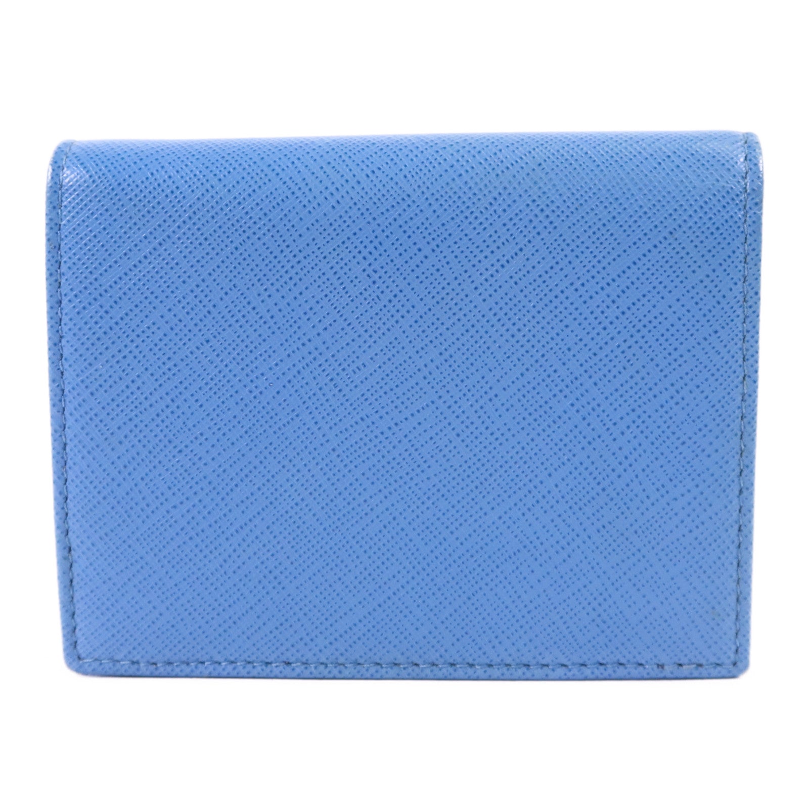 PRADA 【激減優惠】牛皮皮革Wallet金扣錢包