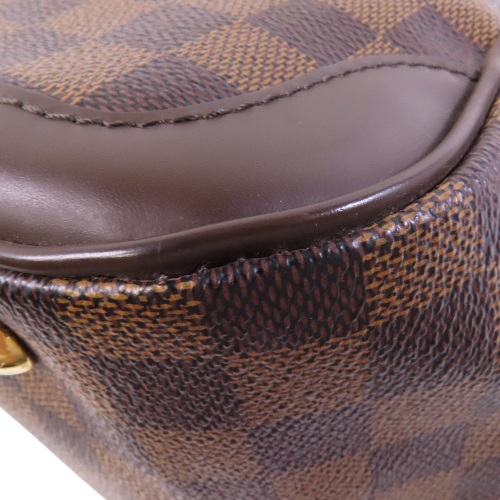 LOUIS VUITTON Damier Ebene Verona PM金扣肩背袋