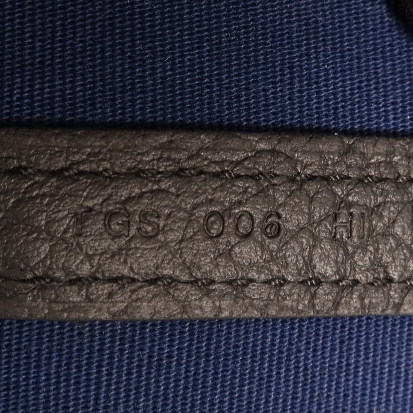 HERMES 帆布/皮革Garden Party PM銀扣手挽袋