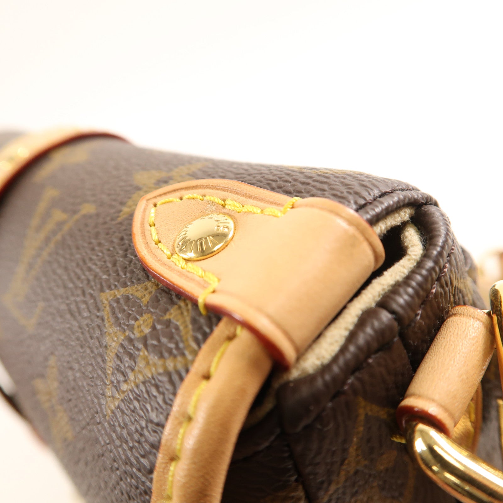 LOUIS VUITTON Monogram Saumur BB金扣手挽肩背兩用袋