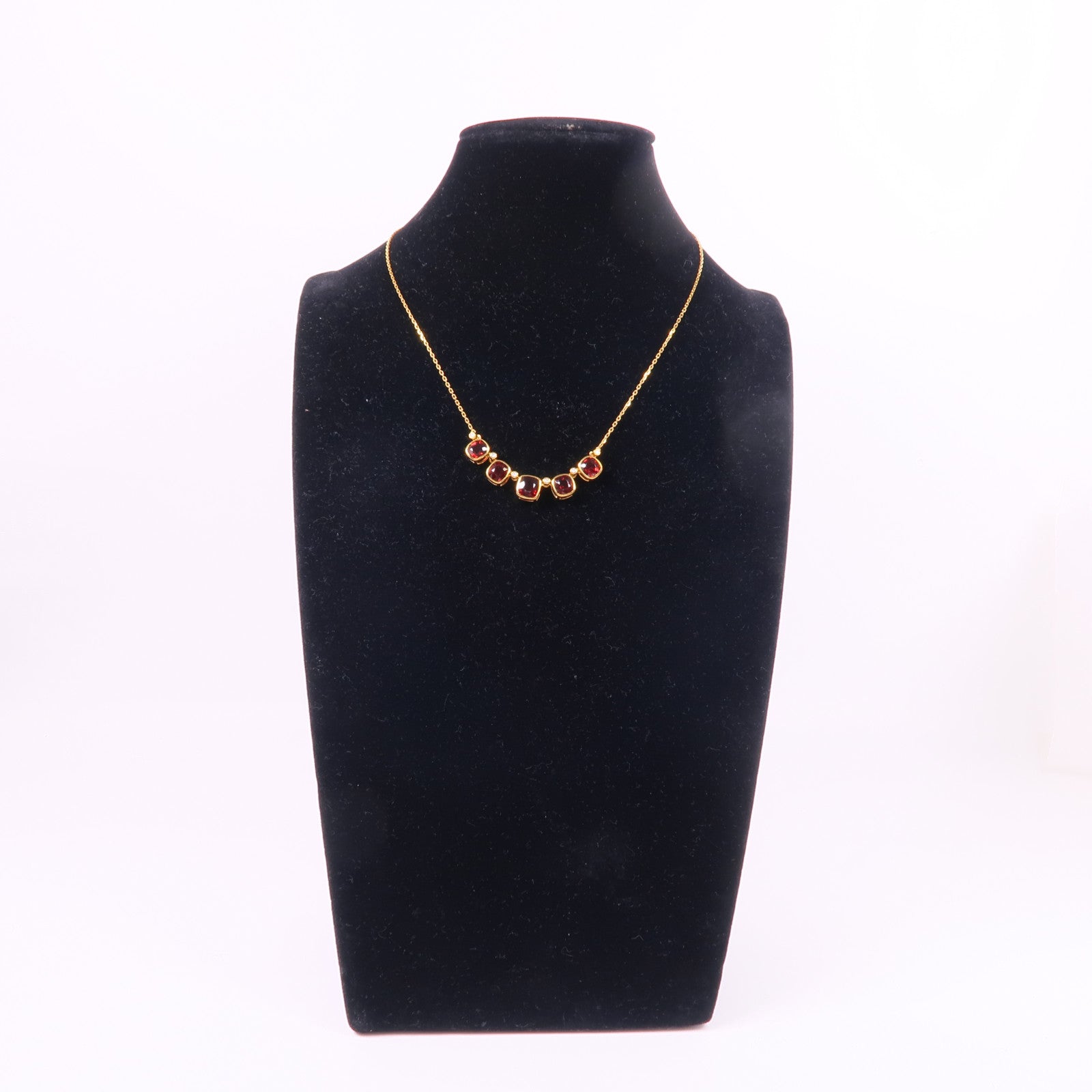 JEWELRY 【激減優惠】18K黃金尖晶石Diamond Necklace項鍊