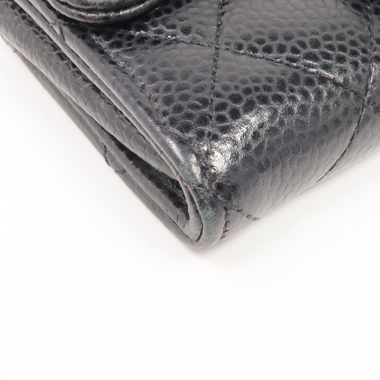 CHANEL 牛皮皮革Card Case金扣卡片套