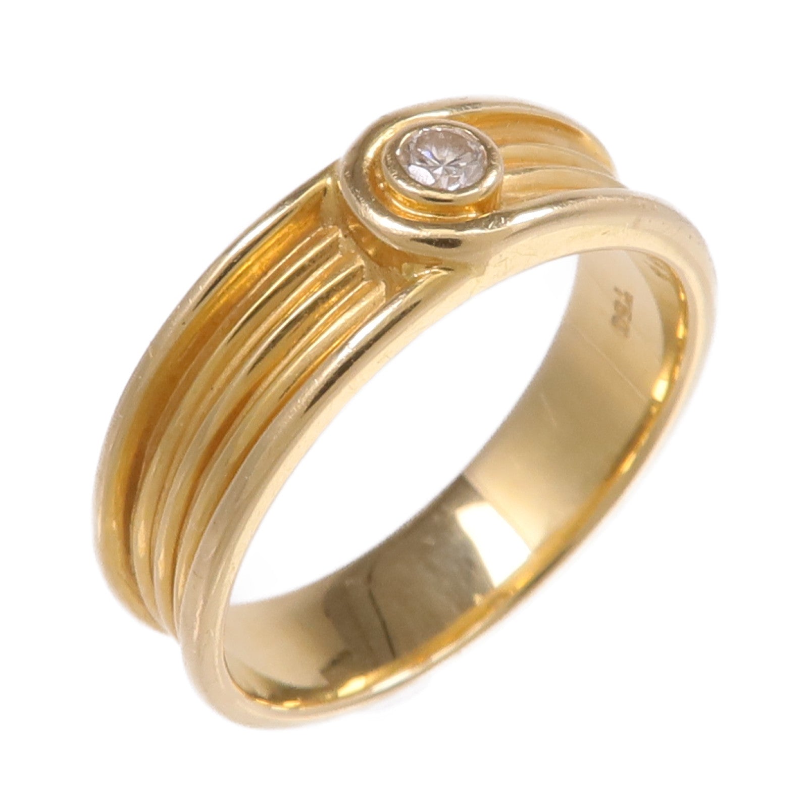 JEWELRY 18K黃金Diamond Ring鑽石戒指US#5.75
