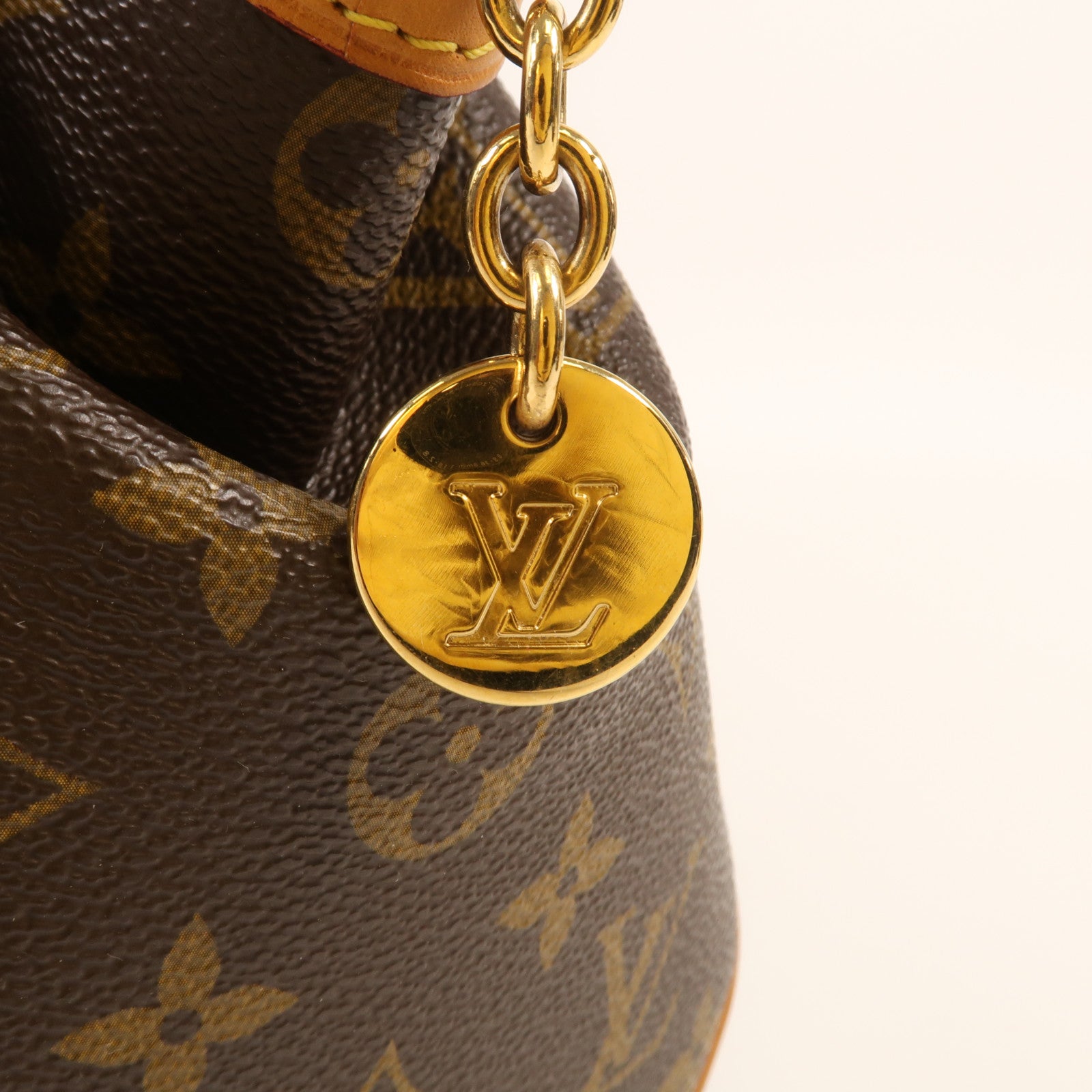 LOUIS VUITTON Monogram Tivoli PM金扣手挽袋