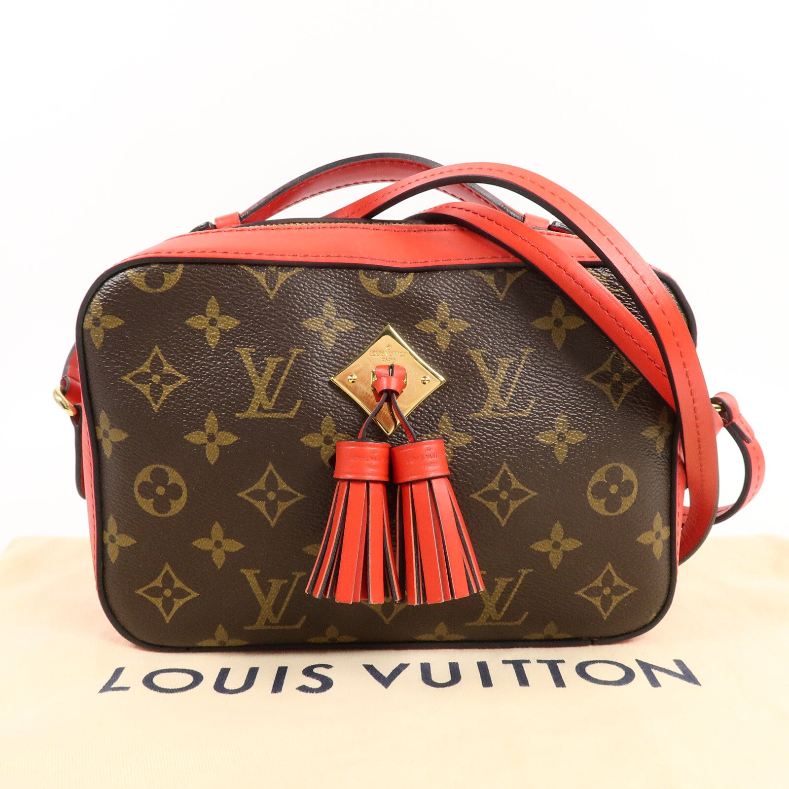 LOUIS VUITTON Monogram Saintonge手挽肩背兩用袋