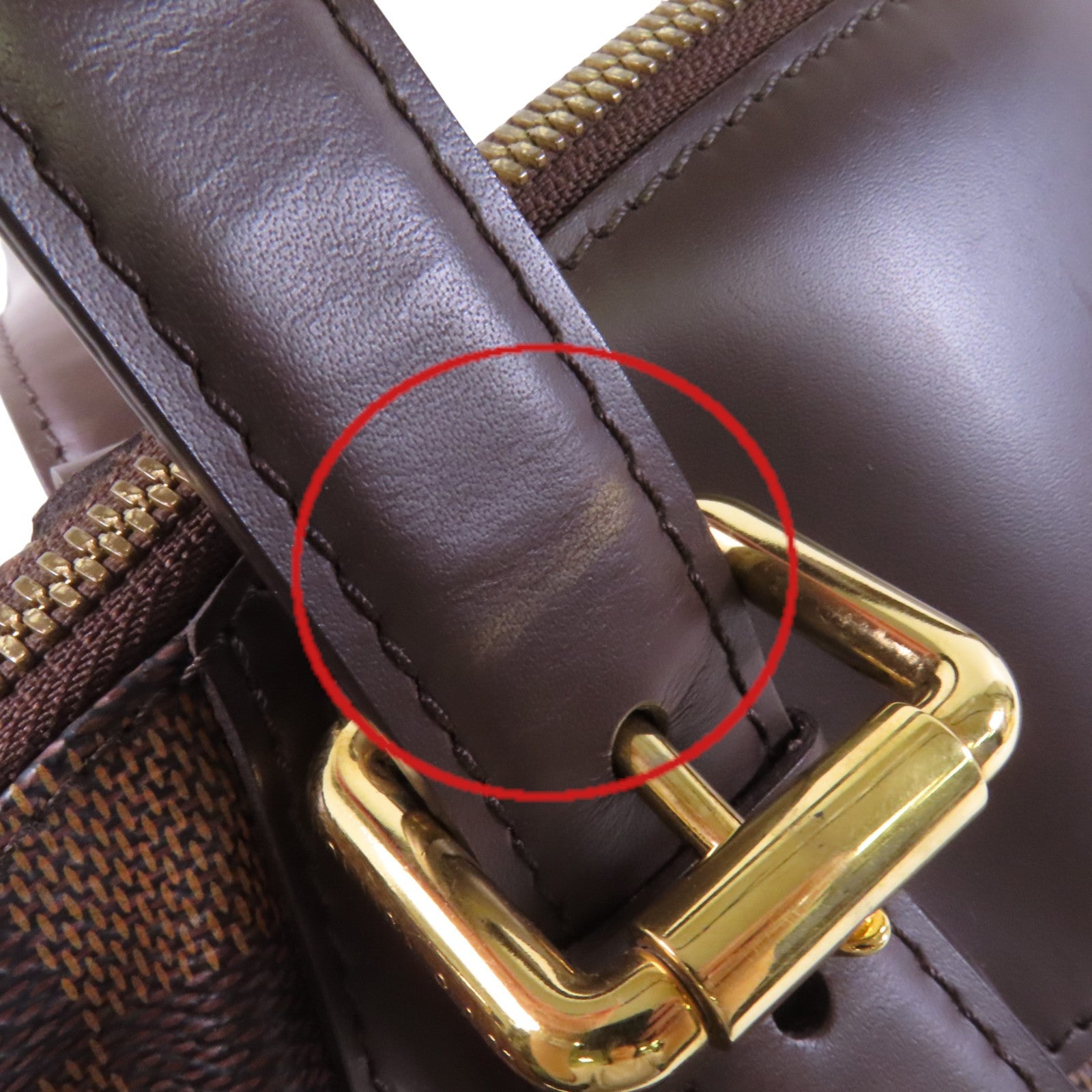 LOUIS VUITTON Damier Ebene Verona PM金扣肩背袋