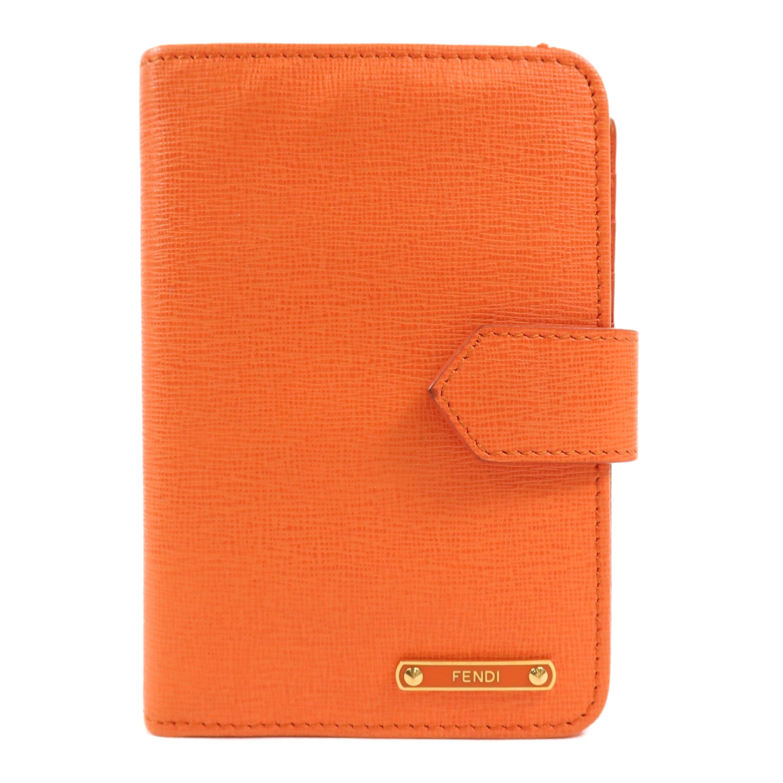 FENDI 牛皮皮革Wallet金扣錢包