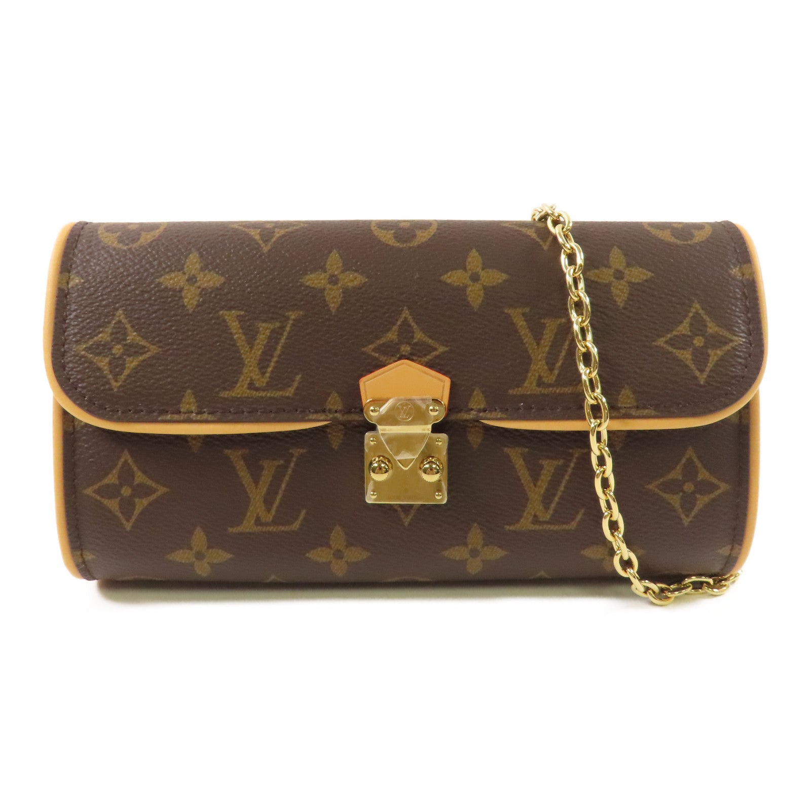 LOUIS VUITTON Monogram Pochette Camille金扣手挽肩背兩用袋