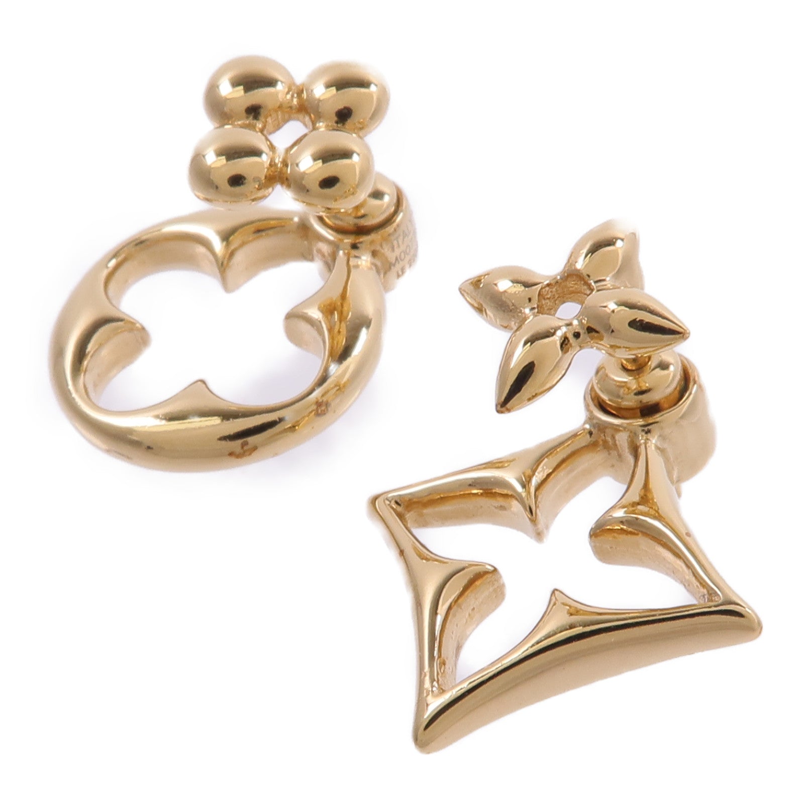 LOUIS VUITTON 金屬LV Flowergram Earrings耳環