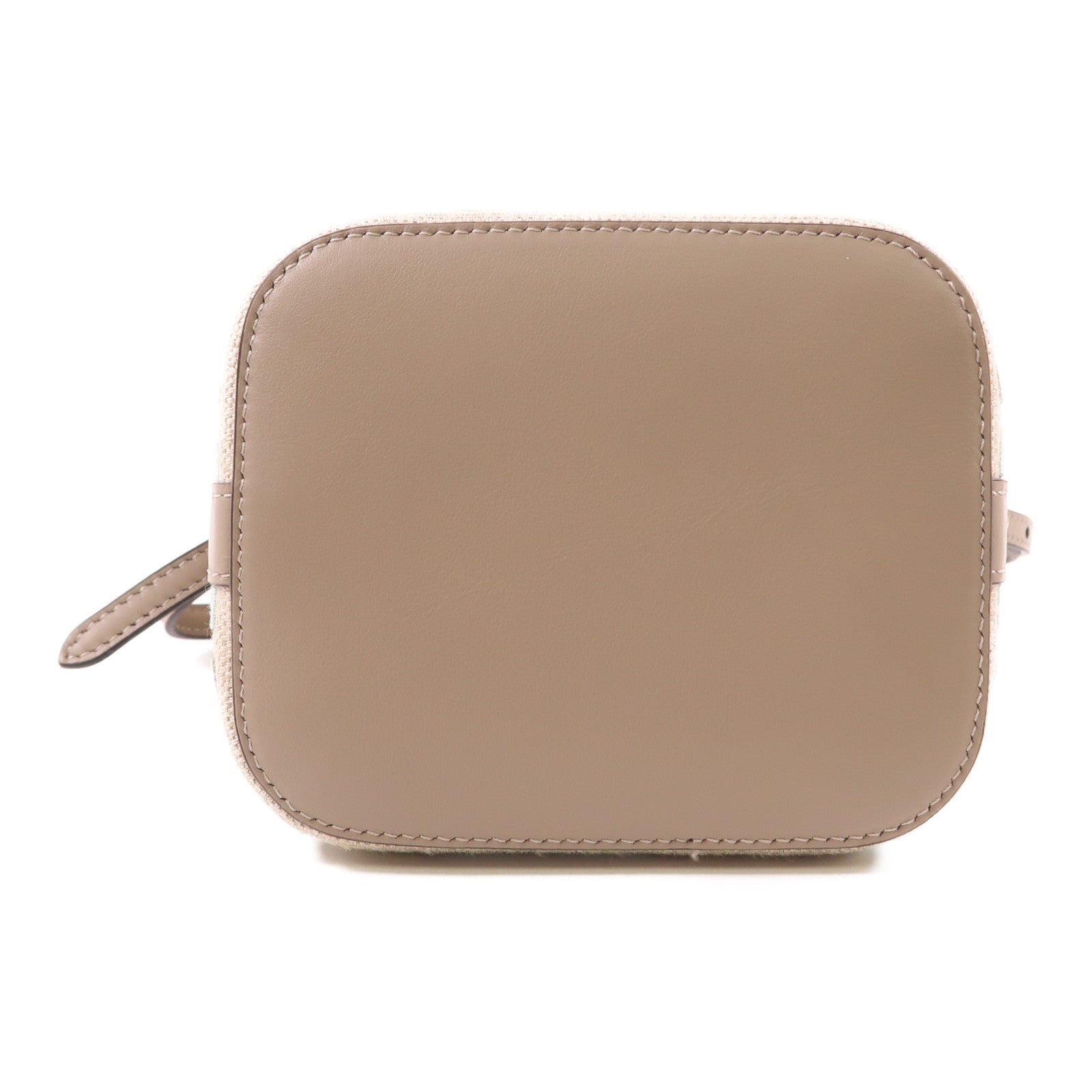 FENDI GHW Mon Tresor 2 Way Shoulder Bag 8BS093AUPIF1SKI Canvas Calfskin Leather