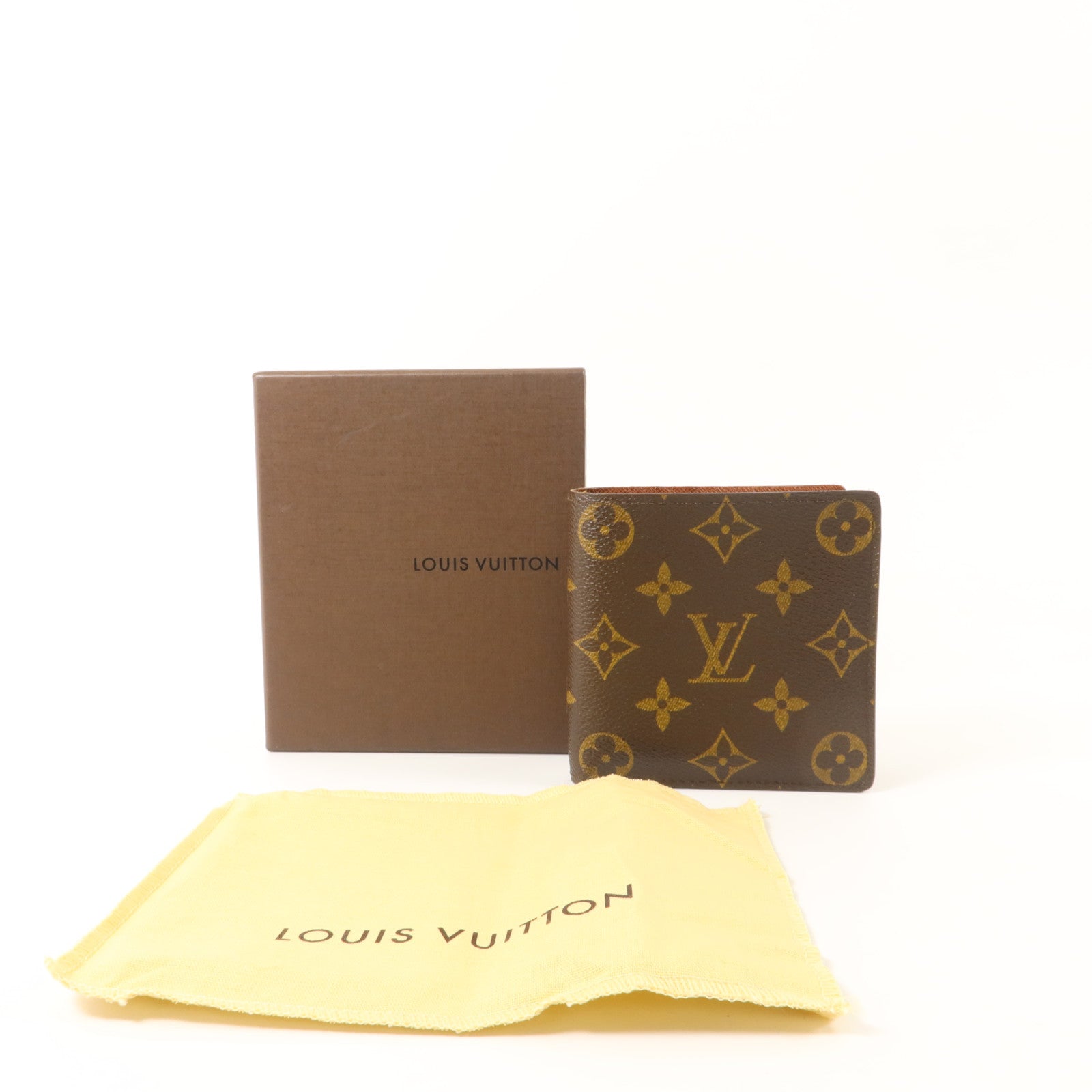 LOUIS VUITTON Monogram Marco Wallet金扣錢包