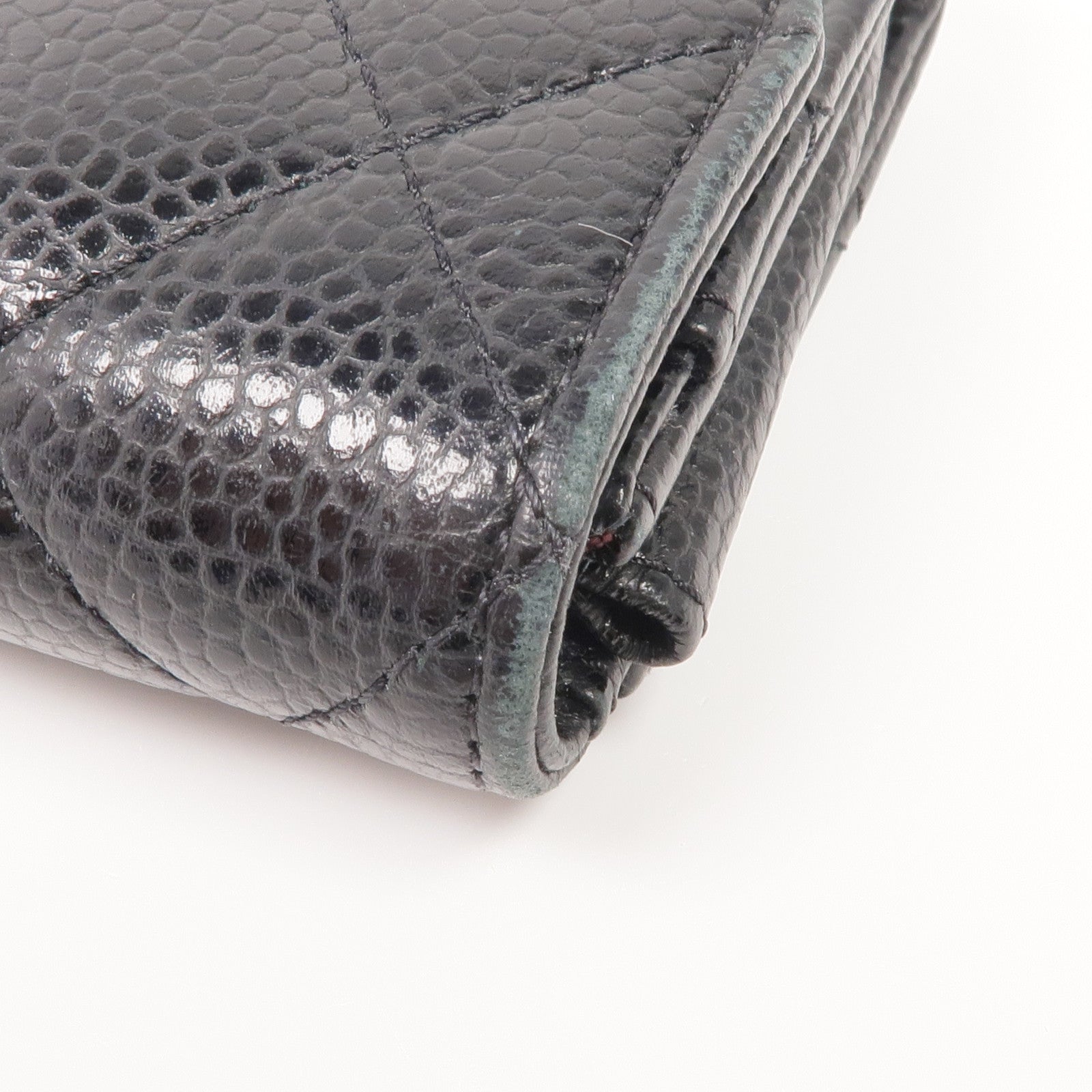 CHANEL 牛皮皮革Card Case金扣卡片套