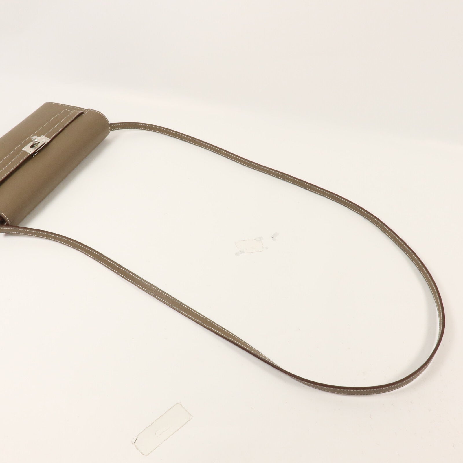 HERMES Evercolor皮革Kelly To Go肩背袋Etoupe