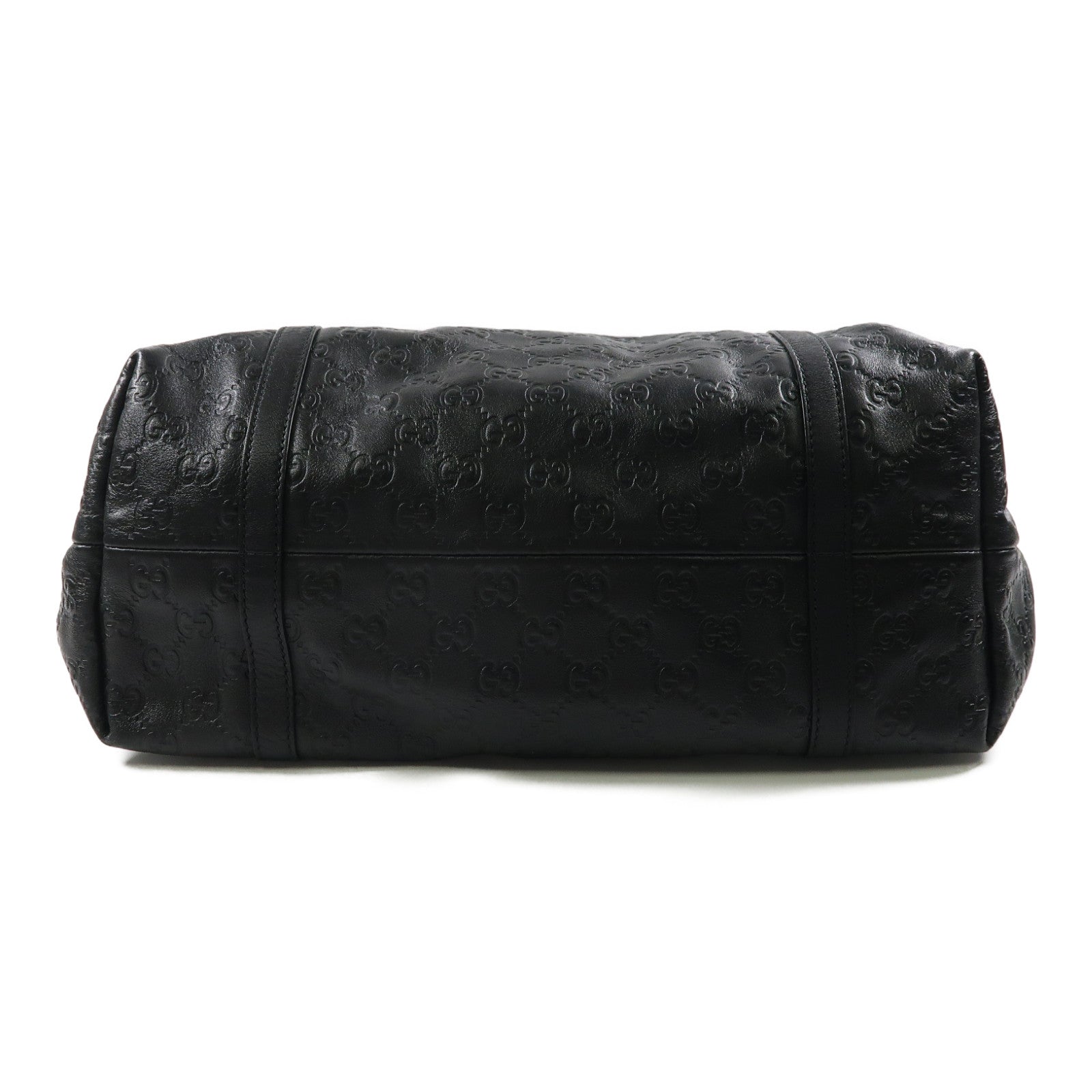 GUCCI 牛皮皮革Shoulder Tote金扣肩背袋/手挽袋黑色