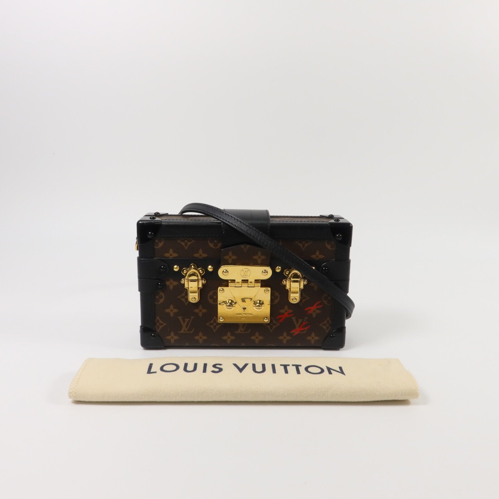 LOUIS VUITTON Monogram Petite Malle肩背袋
