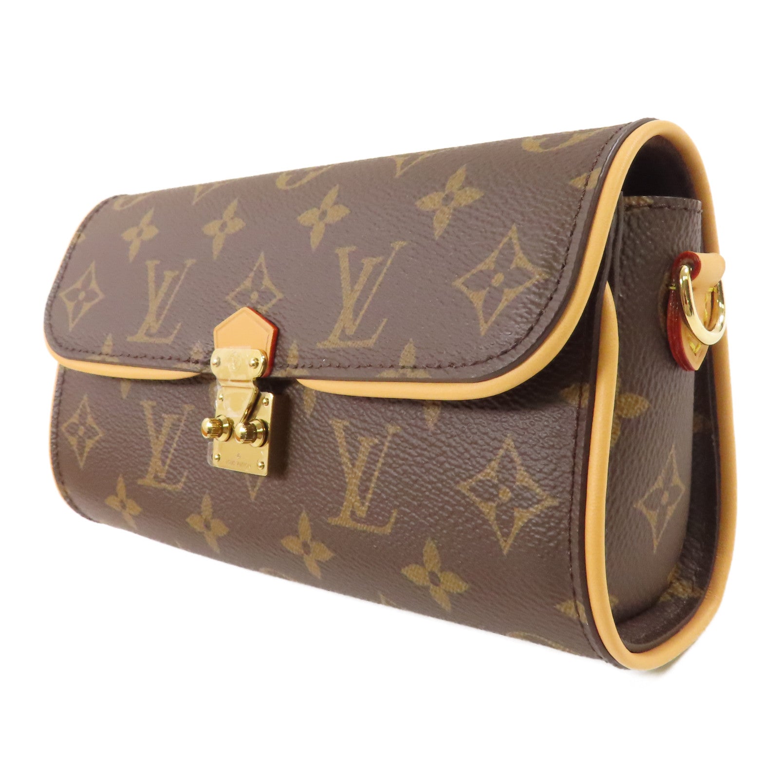 LOUIS VUITTON Monogram Pochette Camille金扣手挽肩背兩用袋