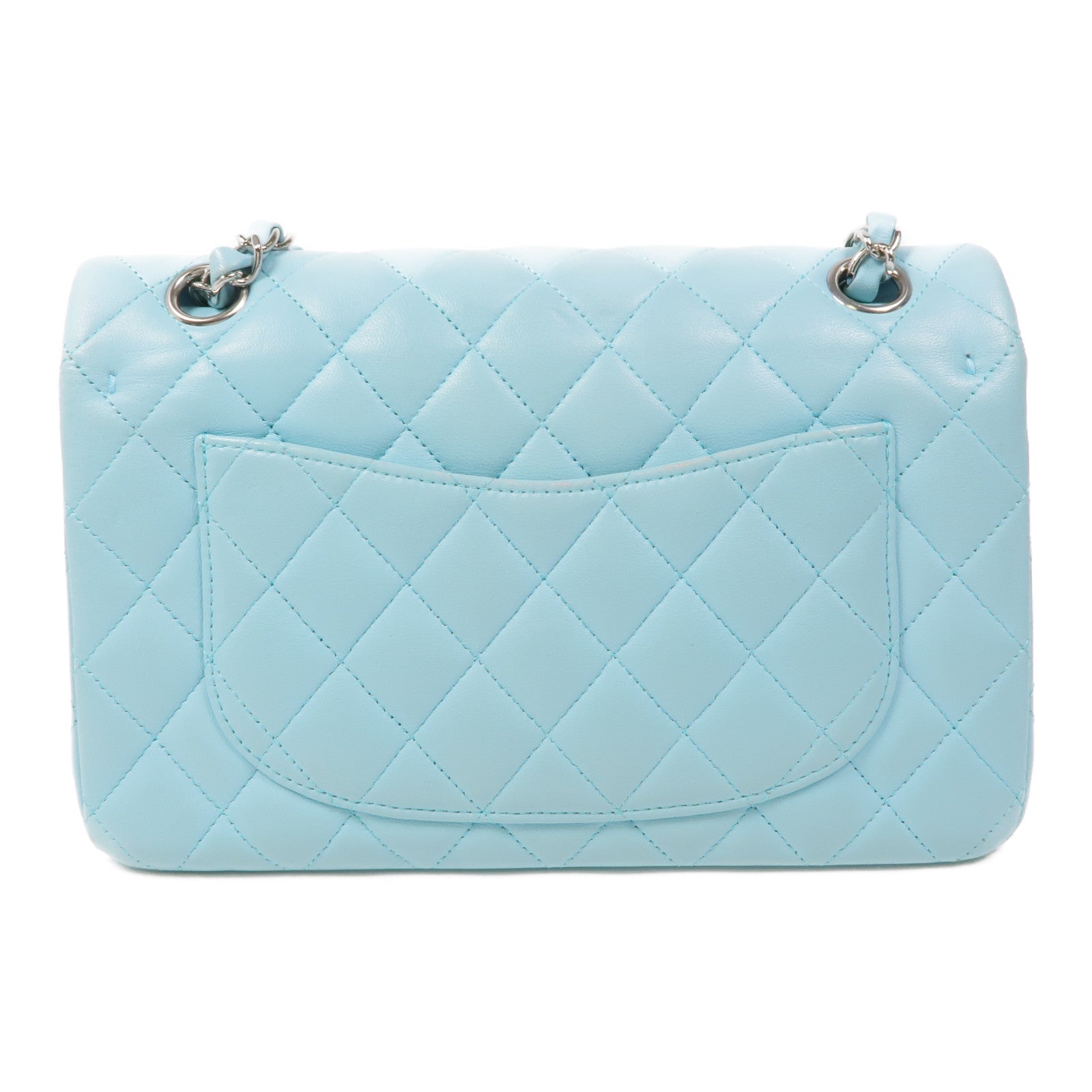 CHANEL 羊皮皮革Classic 23銀扣鏈帶肩背袋