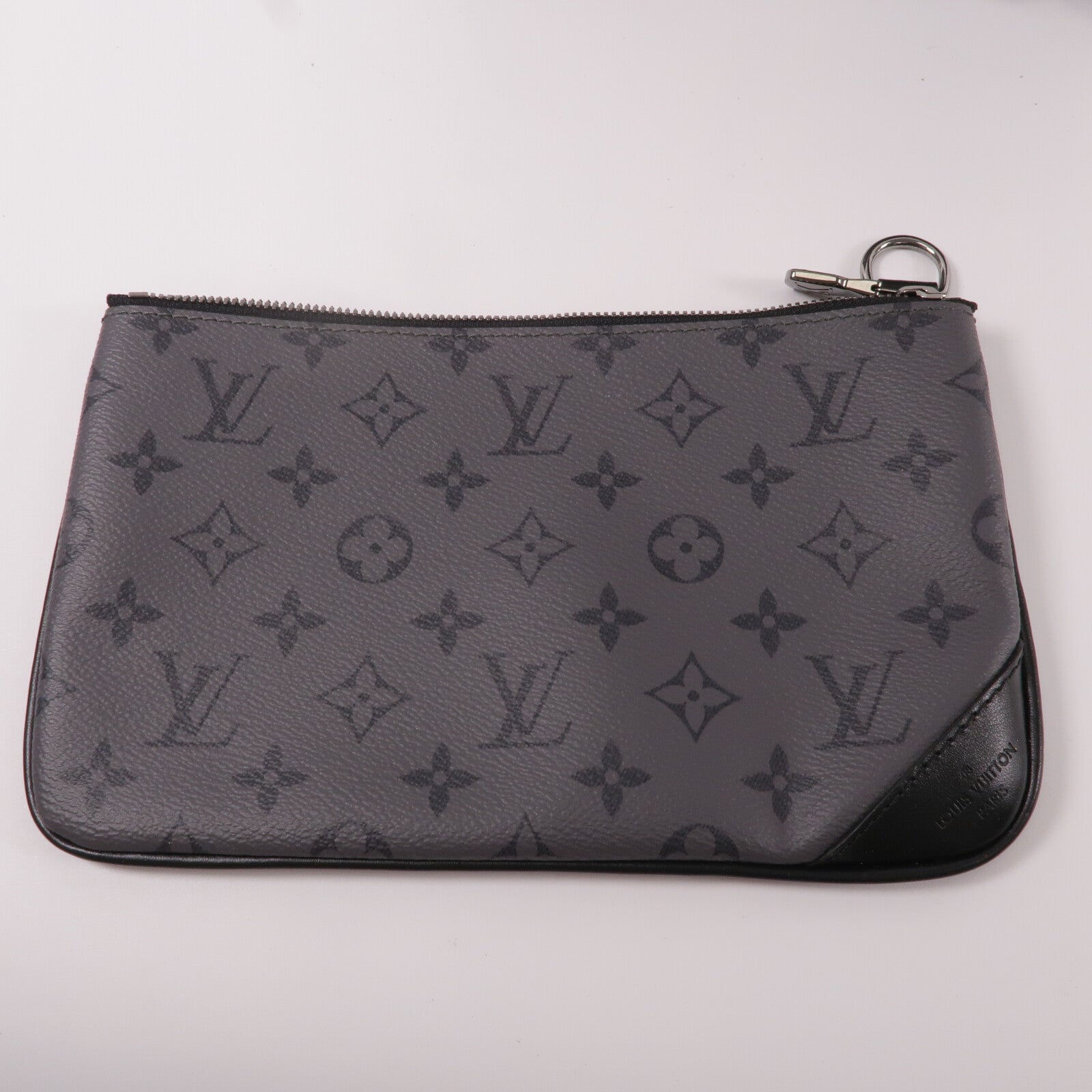 LOUIS VUITTON Monogram Eclipse Reverse Trio Messenger肩背袋