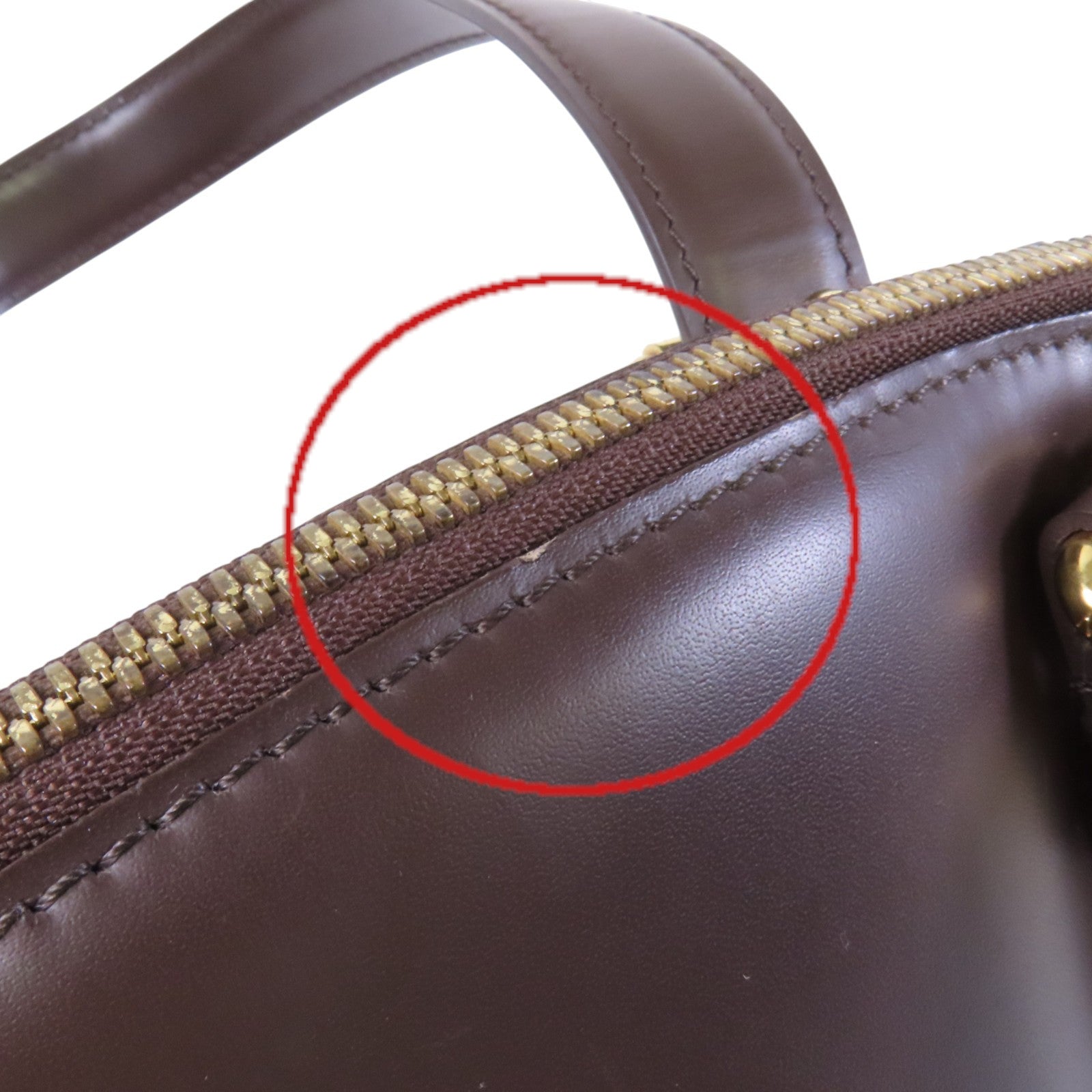 LOUIS VUITTON Damier Ebene Verona PM金扣肩背袋