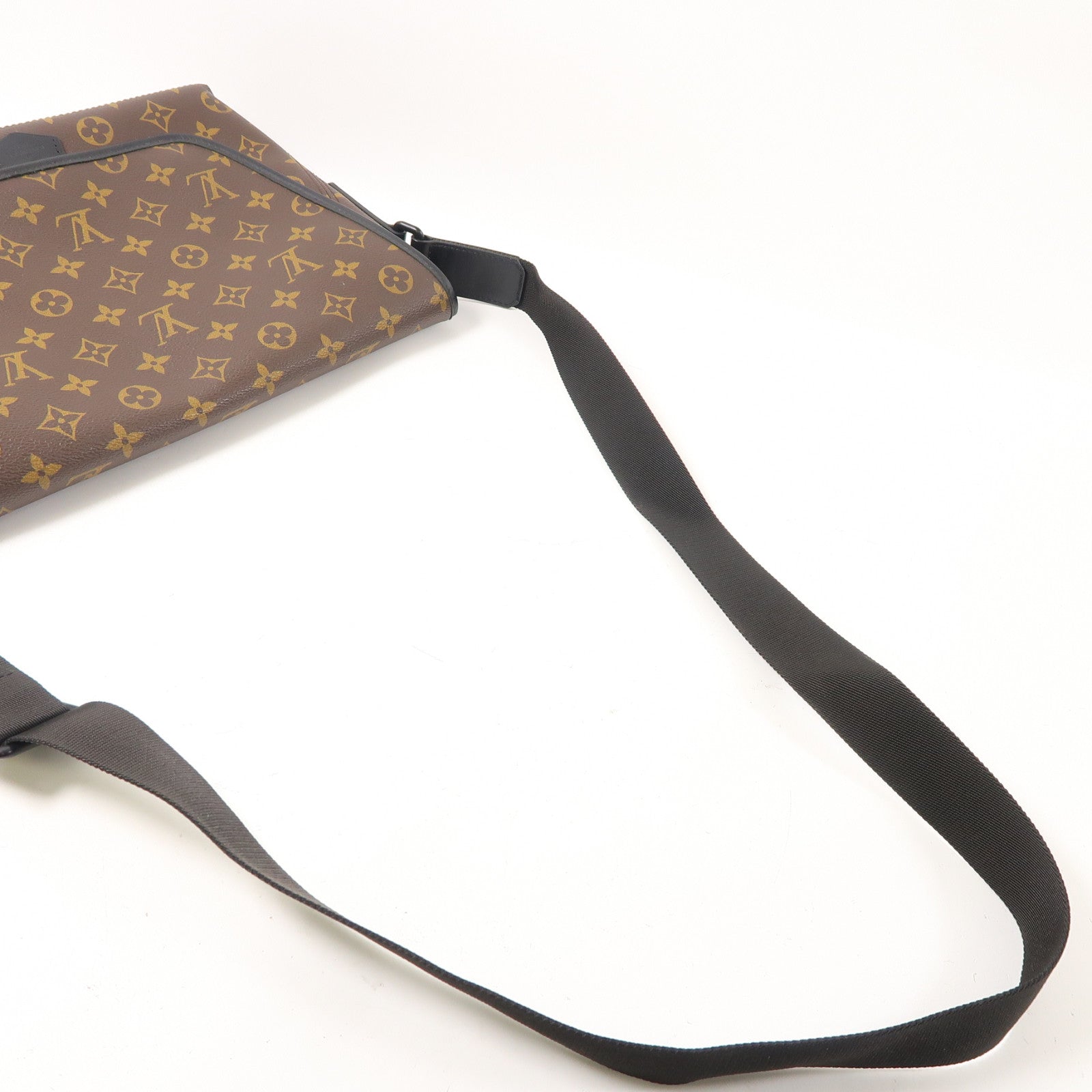 LOUIS VUITTON Monogram Magnetic肩背袋棕色