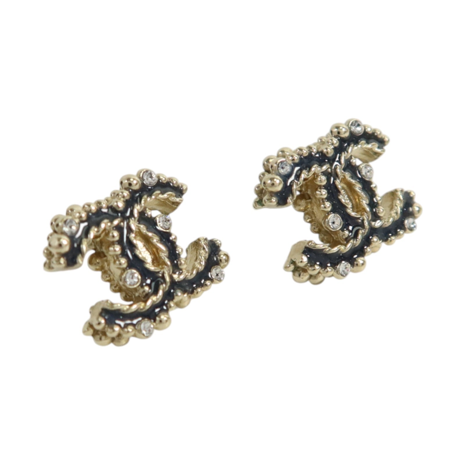CHANEL 金屬CC Earrings耳環