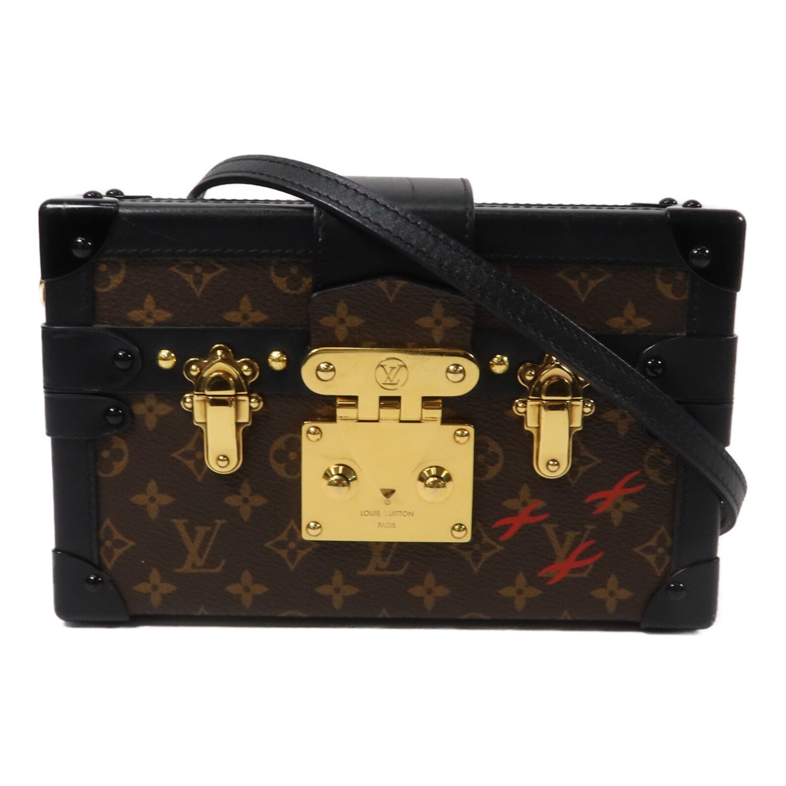 LOUIS VUITTON Monogram Petite Malle肩背袋