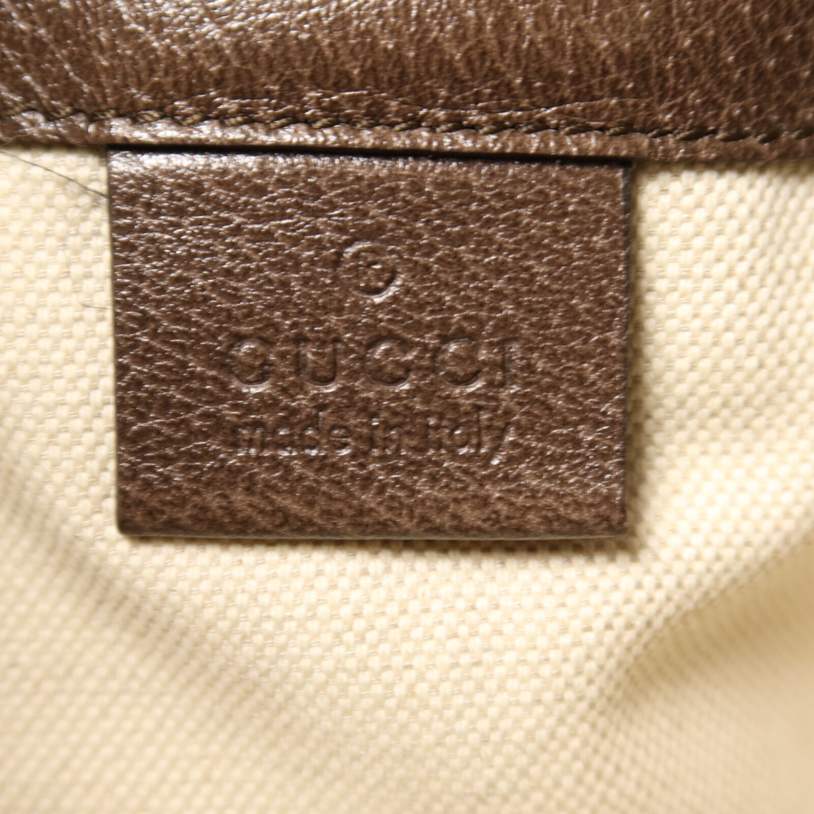 GUCCI 塗層帆布Ophidia Bucket Bag金扣肩背袋