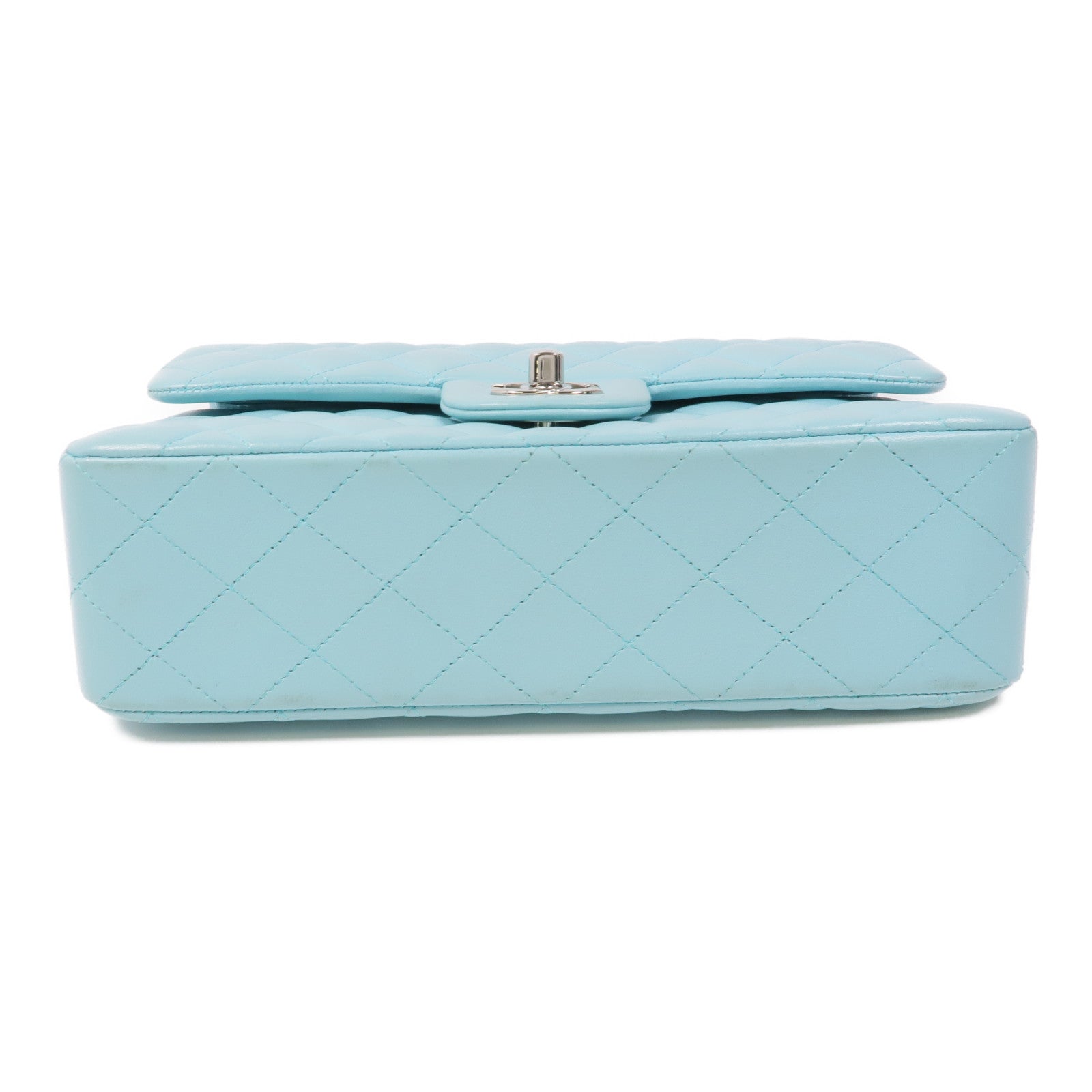 CHANEL 羊皮皮革Classic 23銀扣鏈帶肩背袋