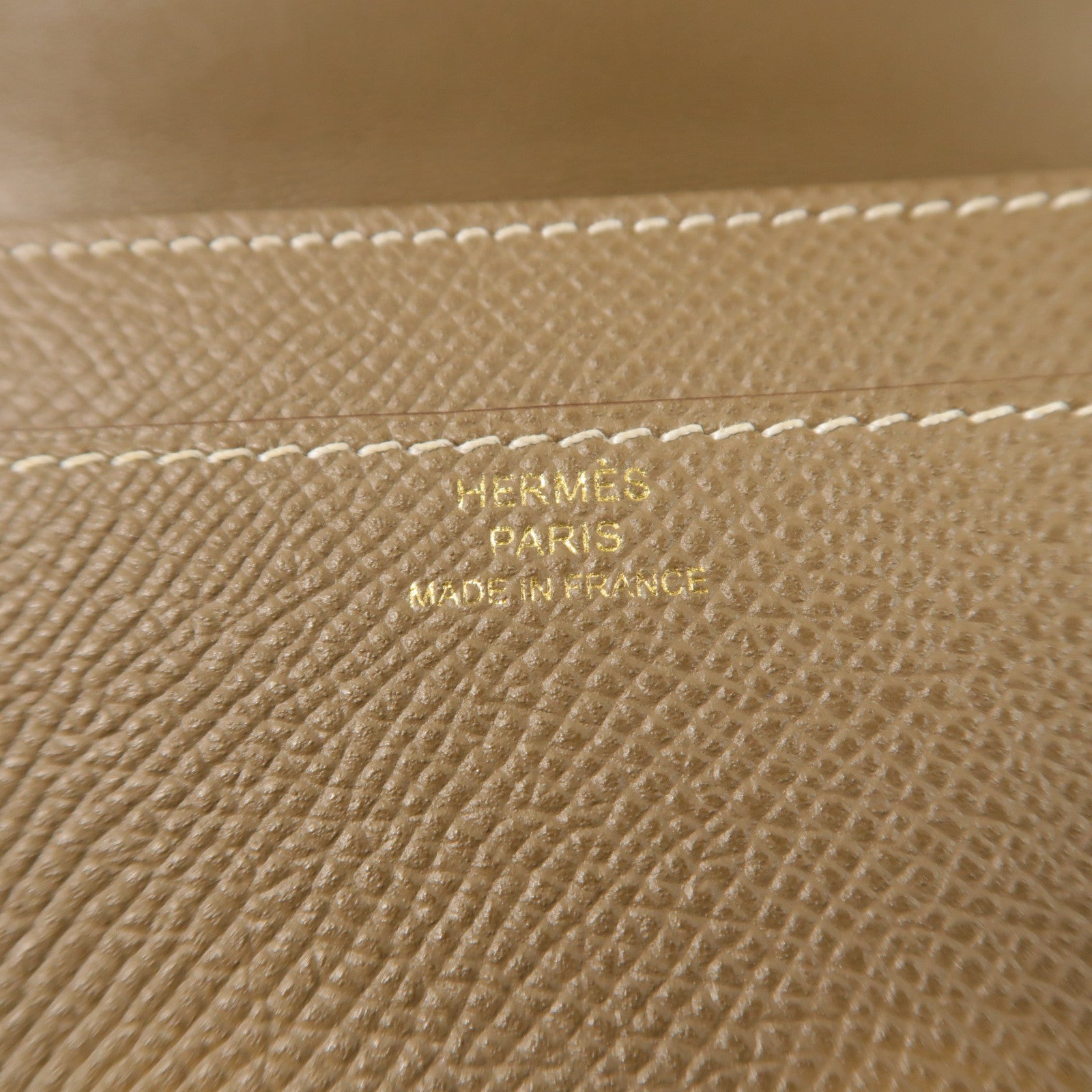 HERMES Epsom皮革Constance To Go金扣肩背袋Etoupe