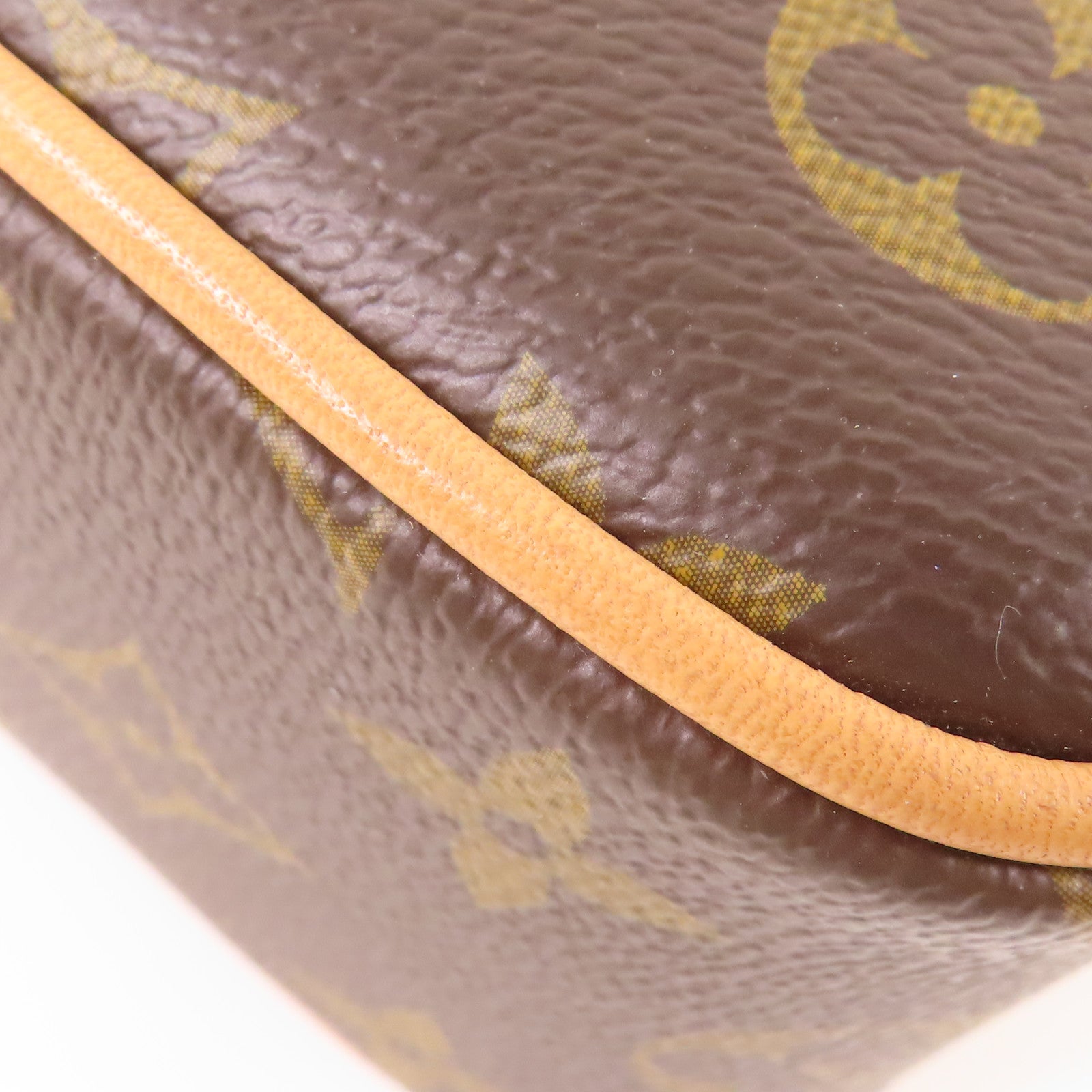 LOUIS VUITTON Monogram Game On Coeur金扣肩背袋棕色