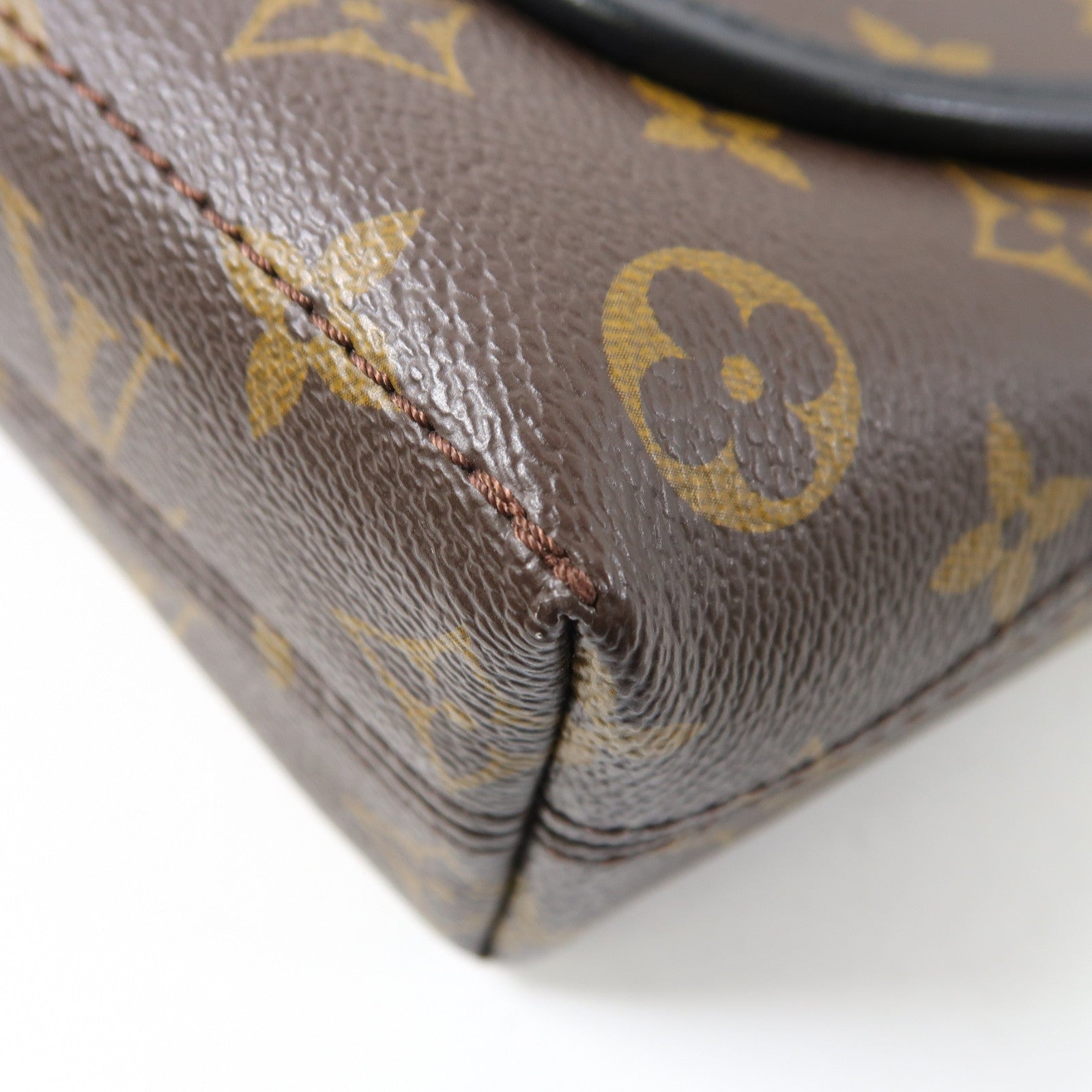 LOUIS VUITTON Monogram Magnetic肩背袋棕色