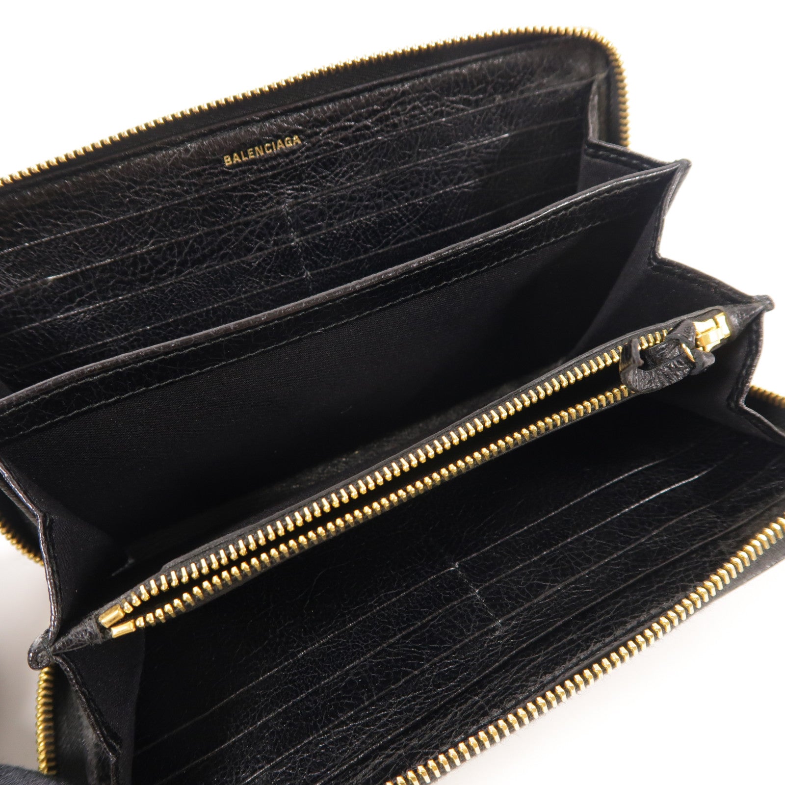 BALENCIAGA 牛皮皮革Long Wallet金扣長錢包