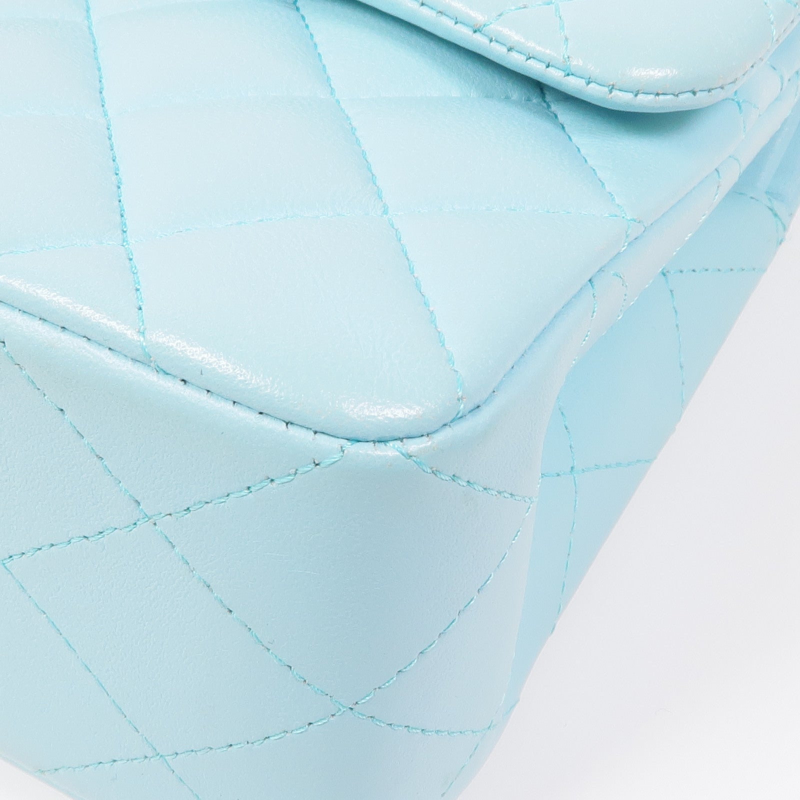 CHANEL 羊皮皮革Classic 23銀扣鏈帶肩背袋