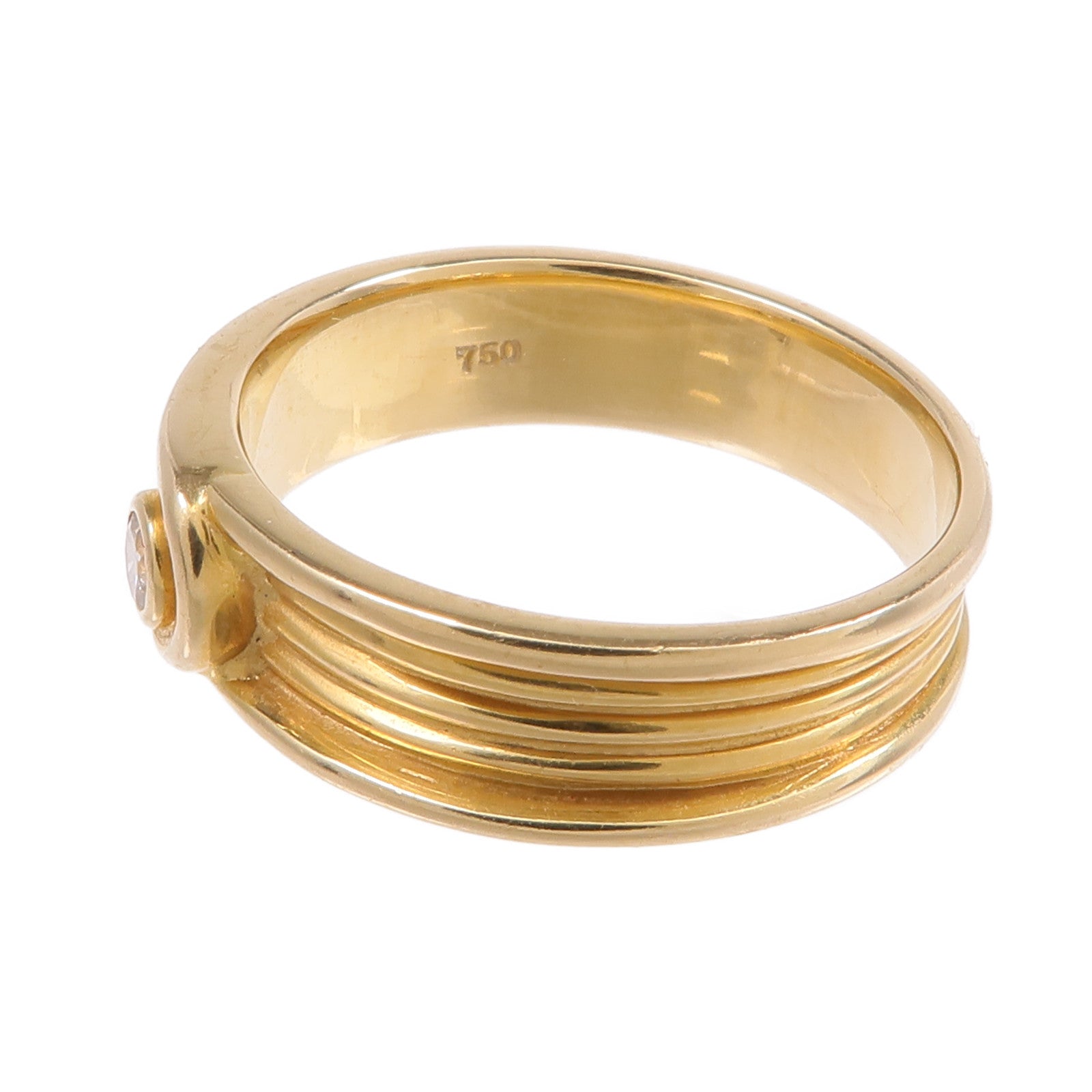 JEWELRY 18K黃金Diamond Ring鑽石戒指US#5.75