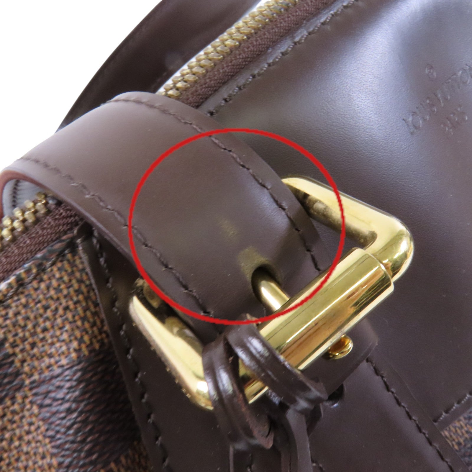 LOUIS VUITTON Damier Ebene Verona PM金扣肩背袋