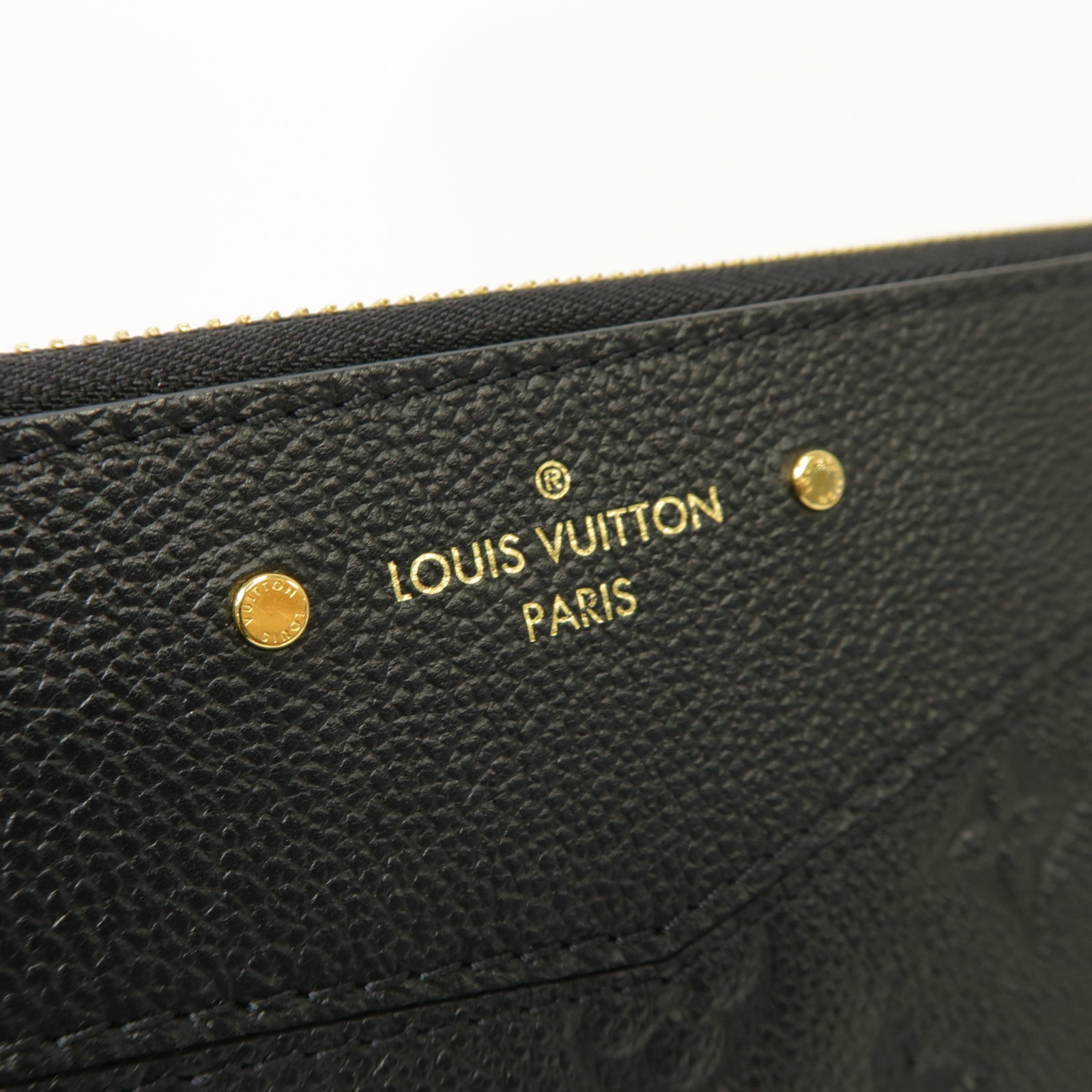 LOUIS VUITTON 【激減優惠】Monogram Empreinte Clutch Bag金扣手拿包黒色