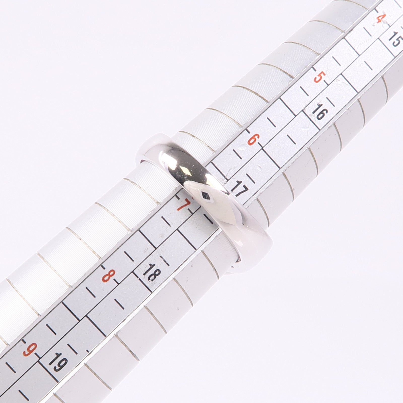 JEWELRY 18K白金Ruby/Diamond Ring紅寶石/鑽石戒指US#6.75