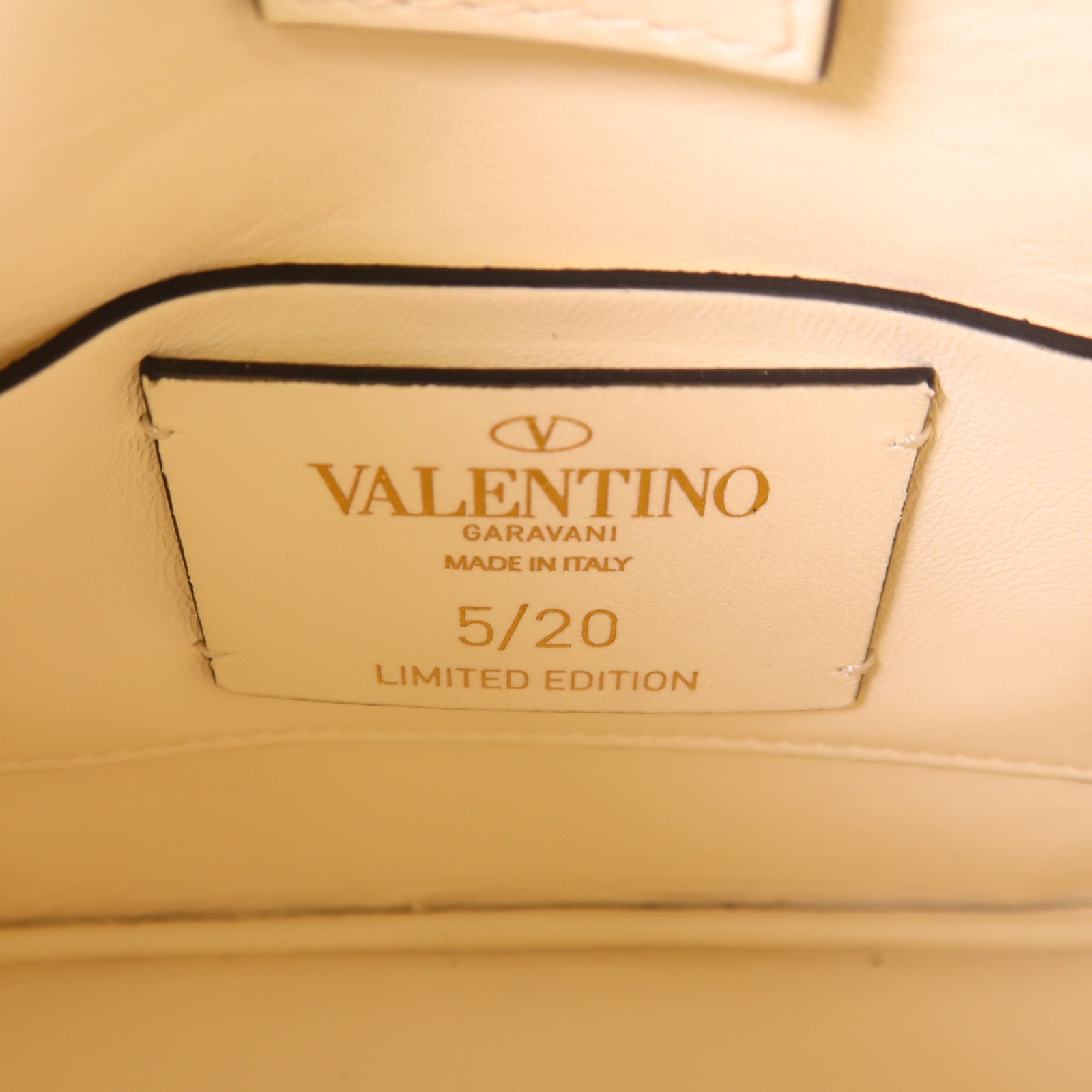Valentino 牛皮皮革/水鑽Roman Stud Embellished Top Handle金扣手挽肩背兩用袋