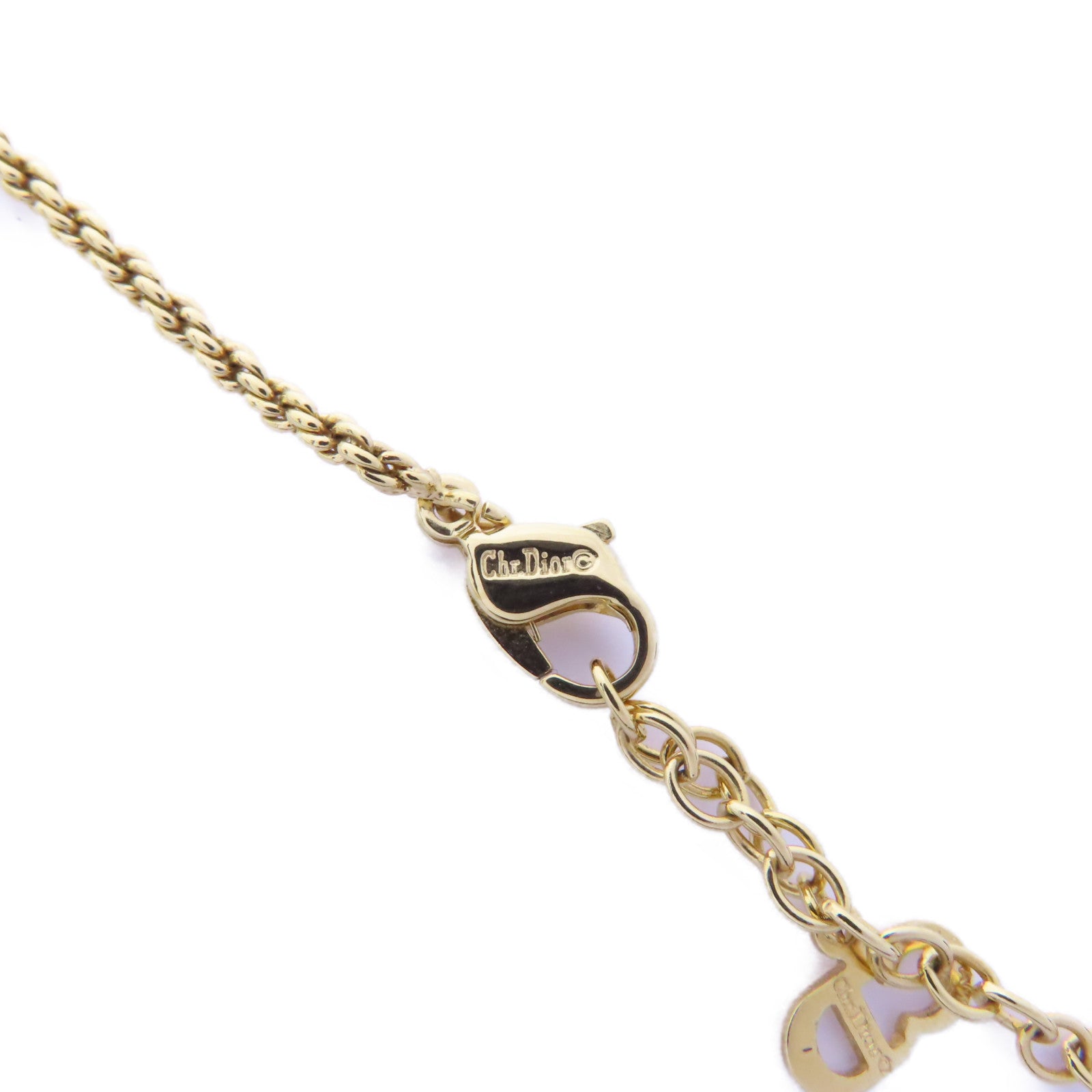 Dior 金屬Pop Chill Necklace項鍊金色