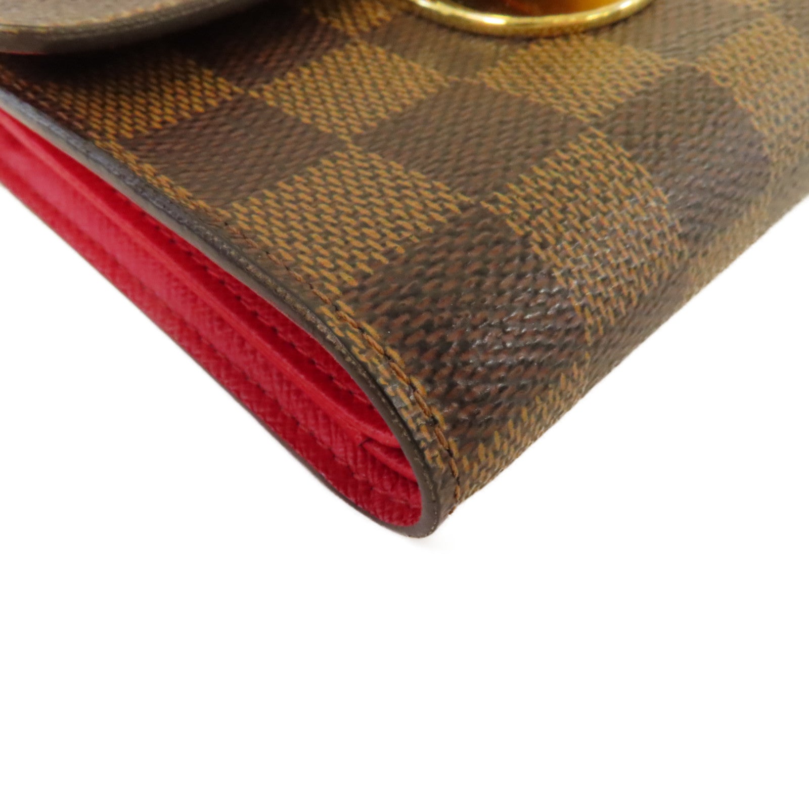 LOUIS VUITTON 【激減優惠】Damier Koala Wallet金扣短錢包啡色