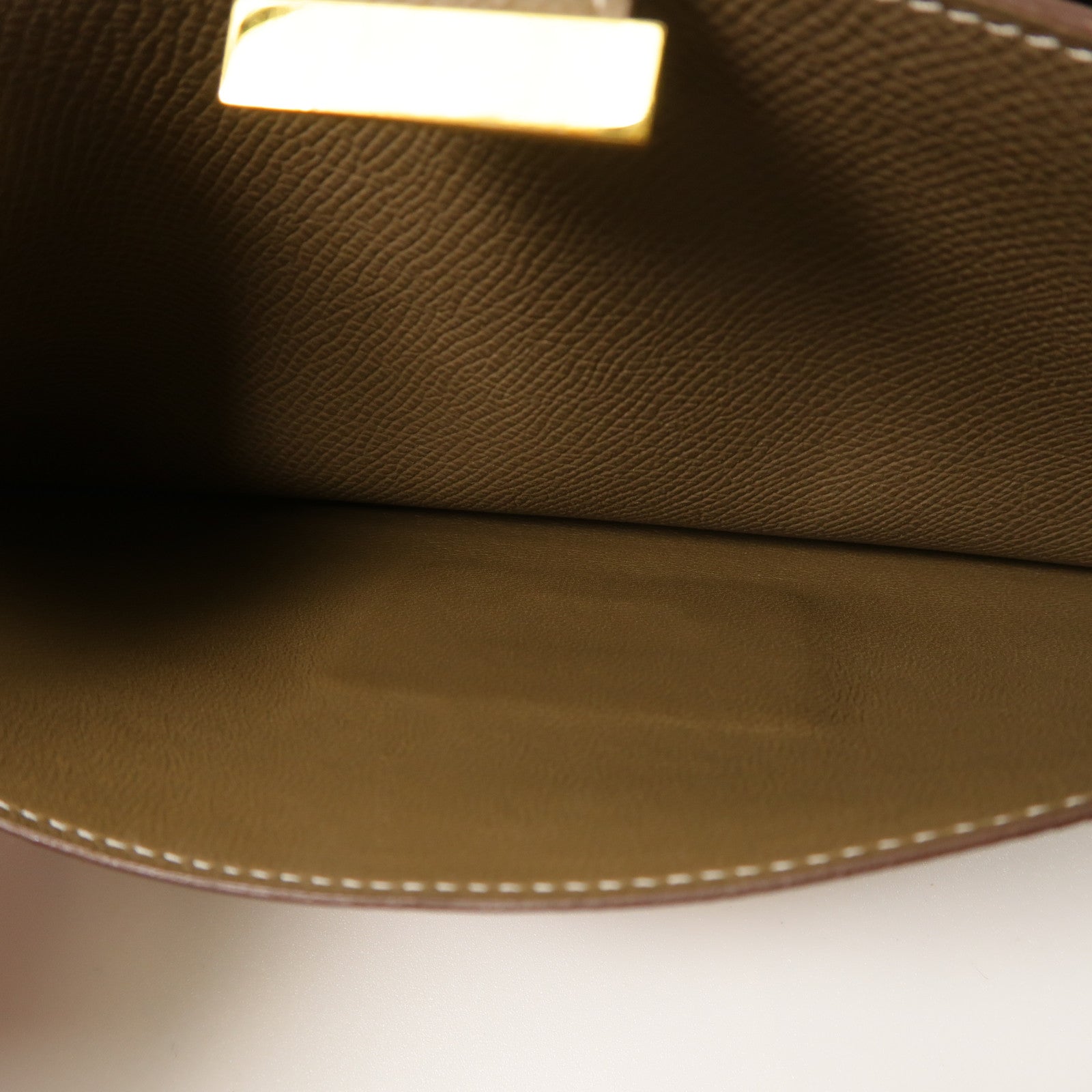 HERMES Epsom皮革Constance To Go金扣肩背袋Etoupe