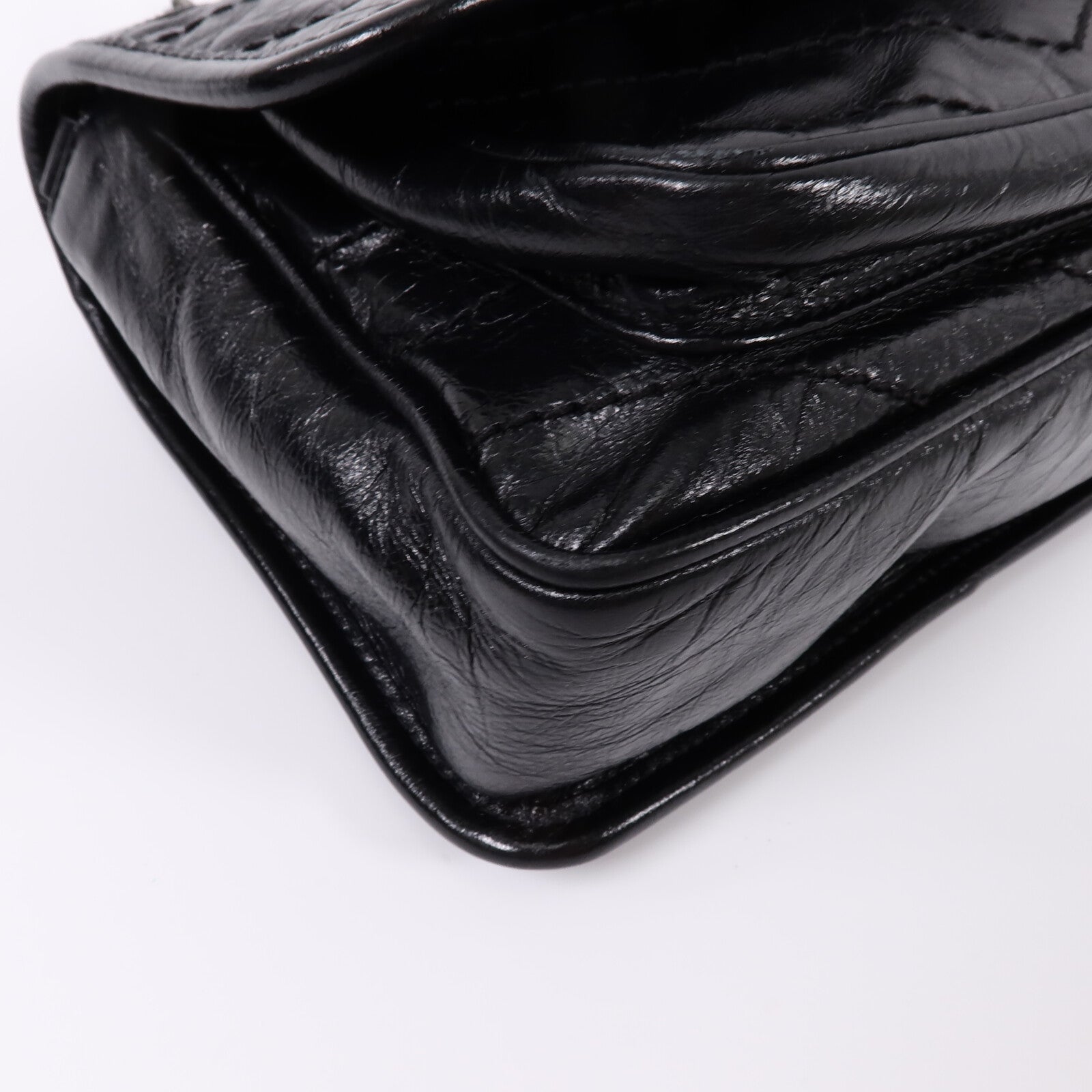 SAINT LAURENT 牛皮皮革Niki Baby鏈帶手挽肩背兩用袋