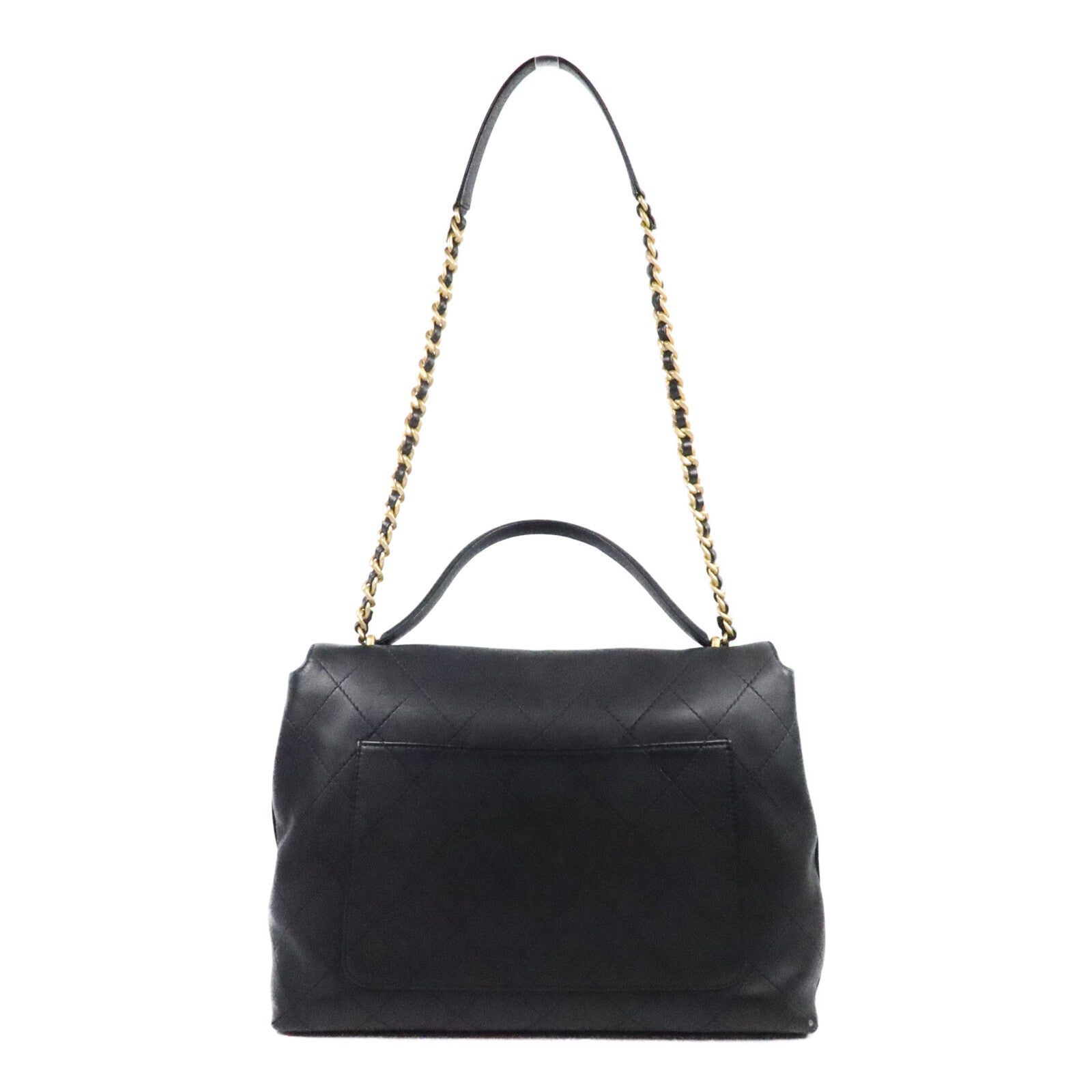 CHANEL 羊皮皮革Maxi Flap Bag手挽肩背兩用袋